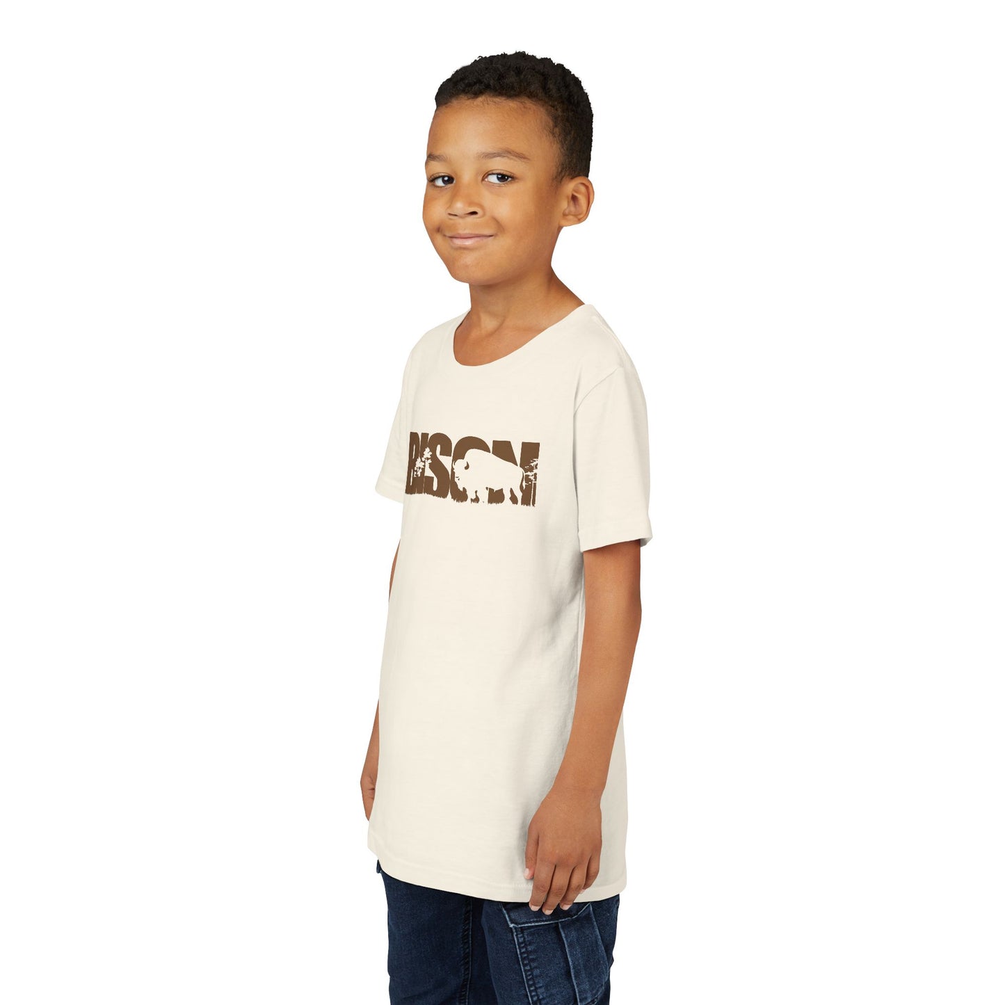 BISON Color Youth Tee Shirt by Zoo Guide™