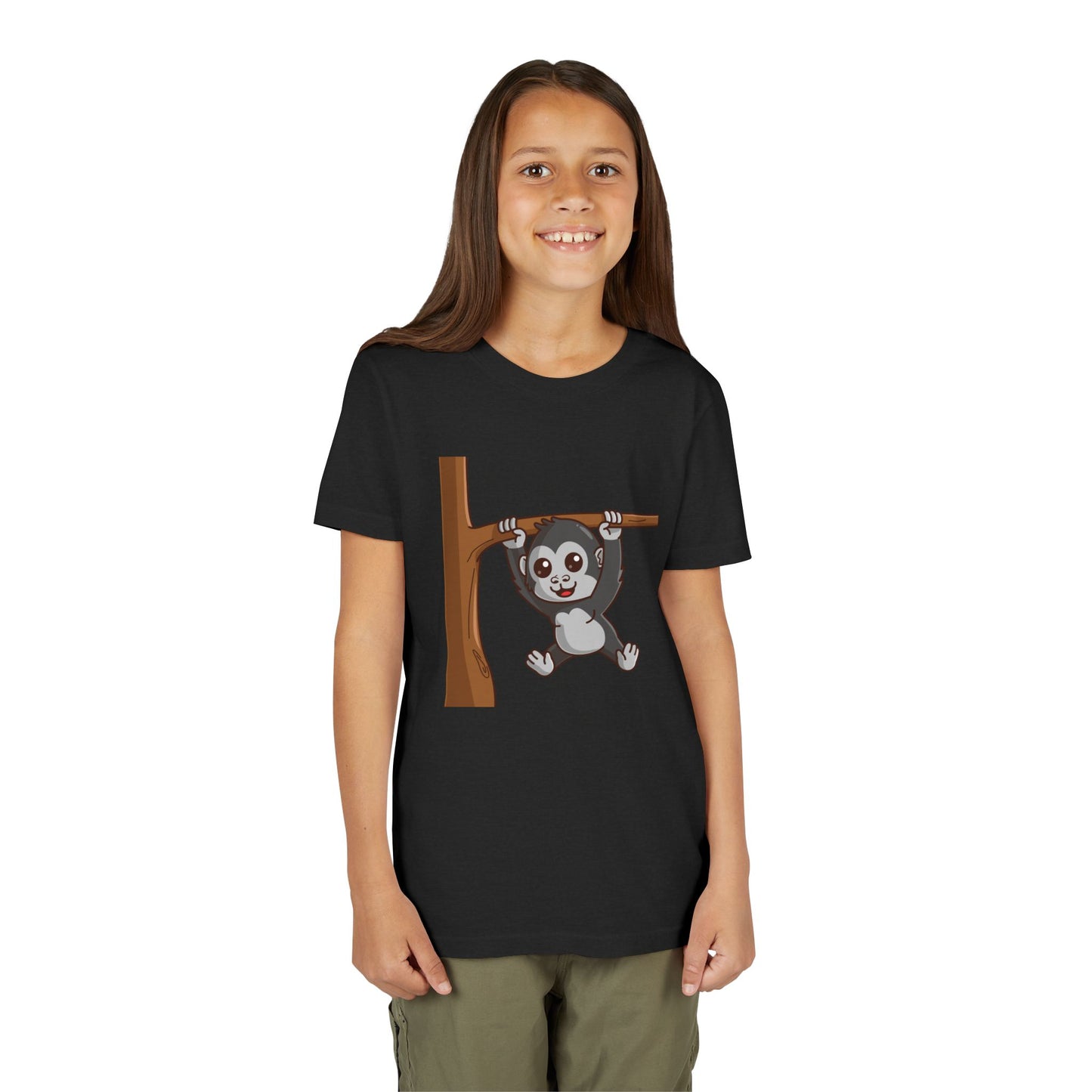 Gorilla Kawaii Style Youth Tee Shirt by Zoo Guide™