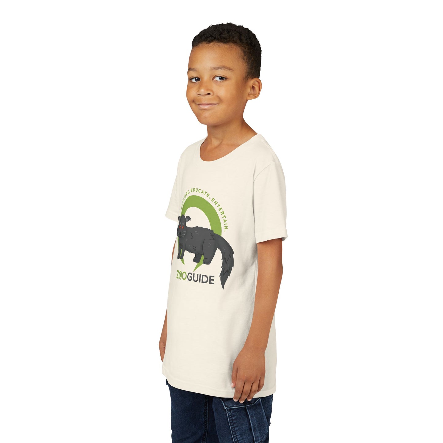 Binturong in Zoo Guide™ Waypoint Icon Youth Tee Shirt by Zoo Guide™