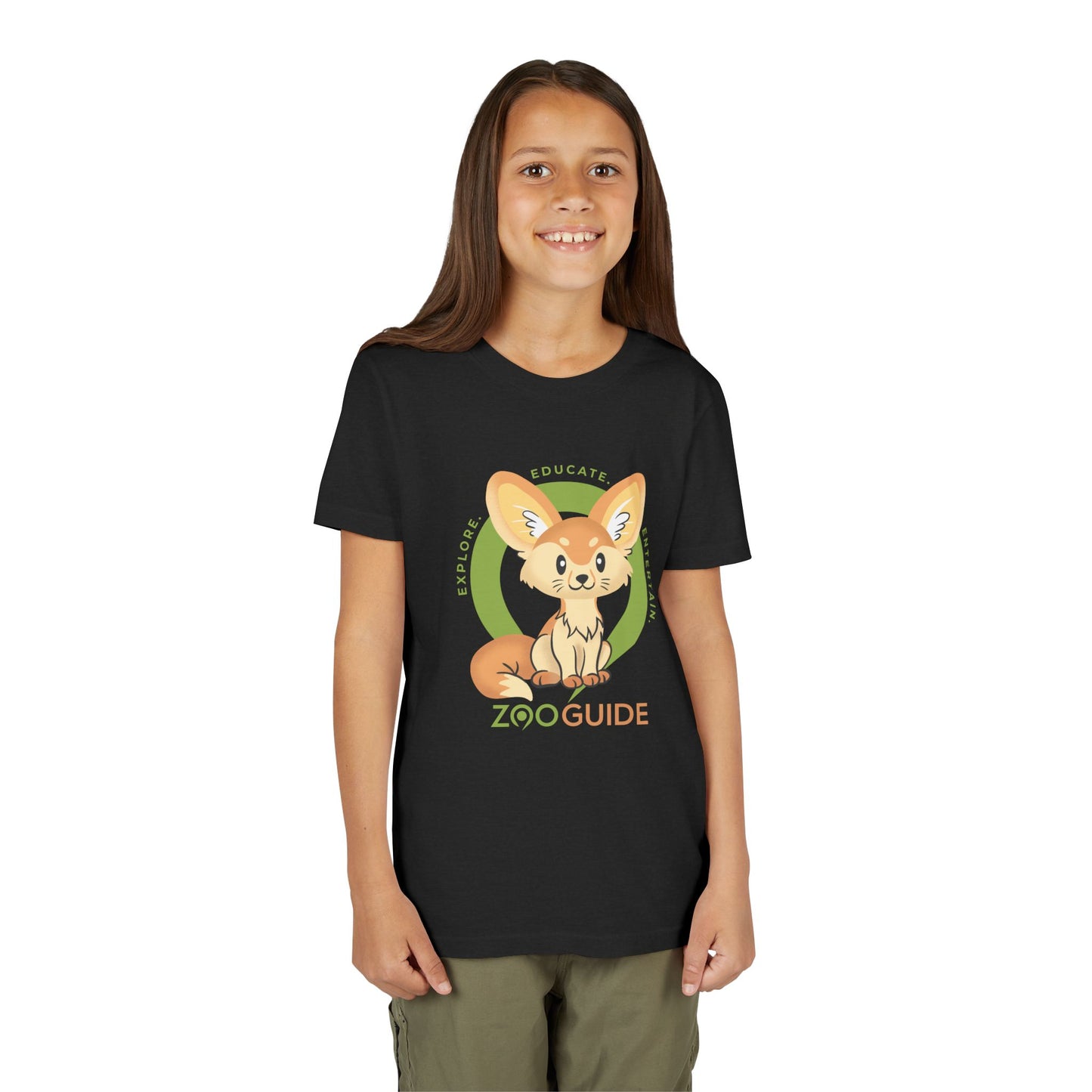 Fennec Fox in Zoo Guide™ Waypoint Icon Youth Tee Shirt by Zoo Guide™