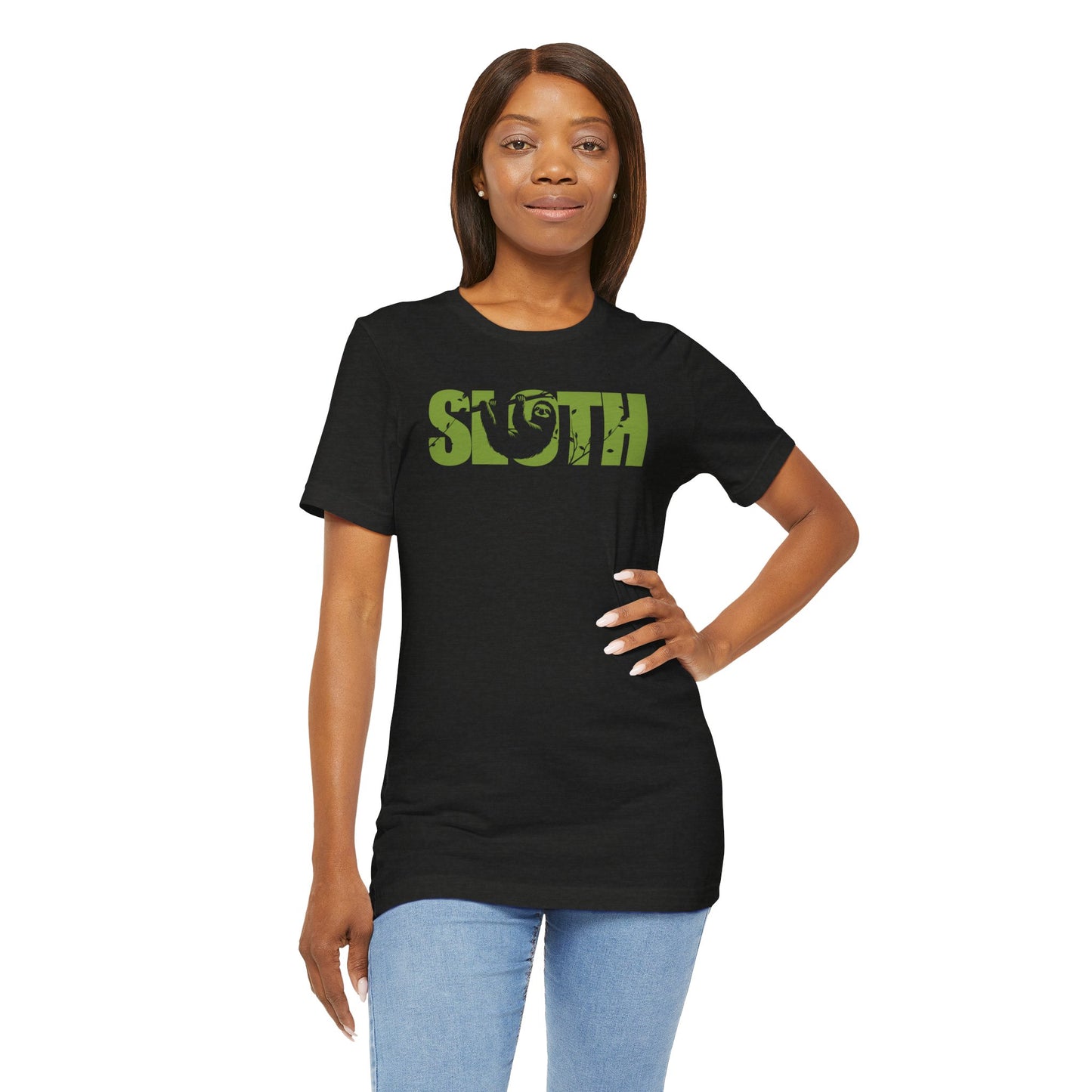 SLOTH Color Adult Unisex Tee Shirt by Zoo Guide™