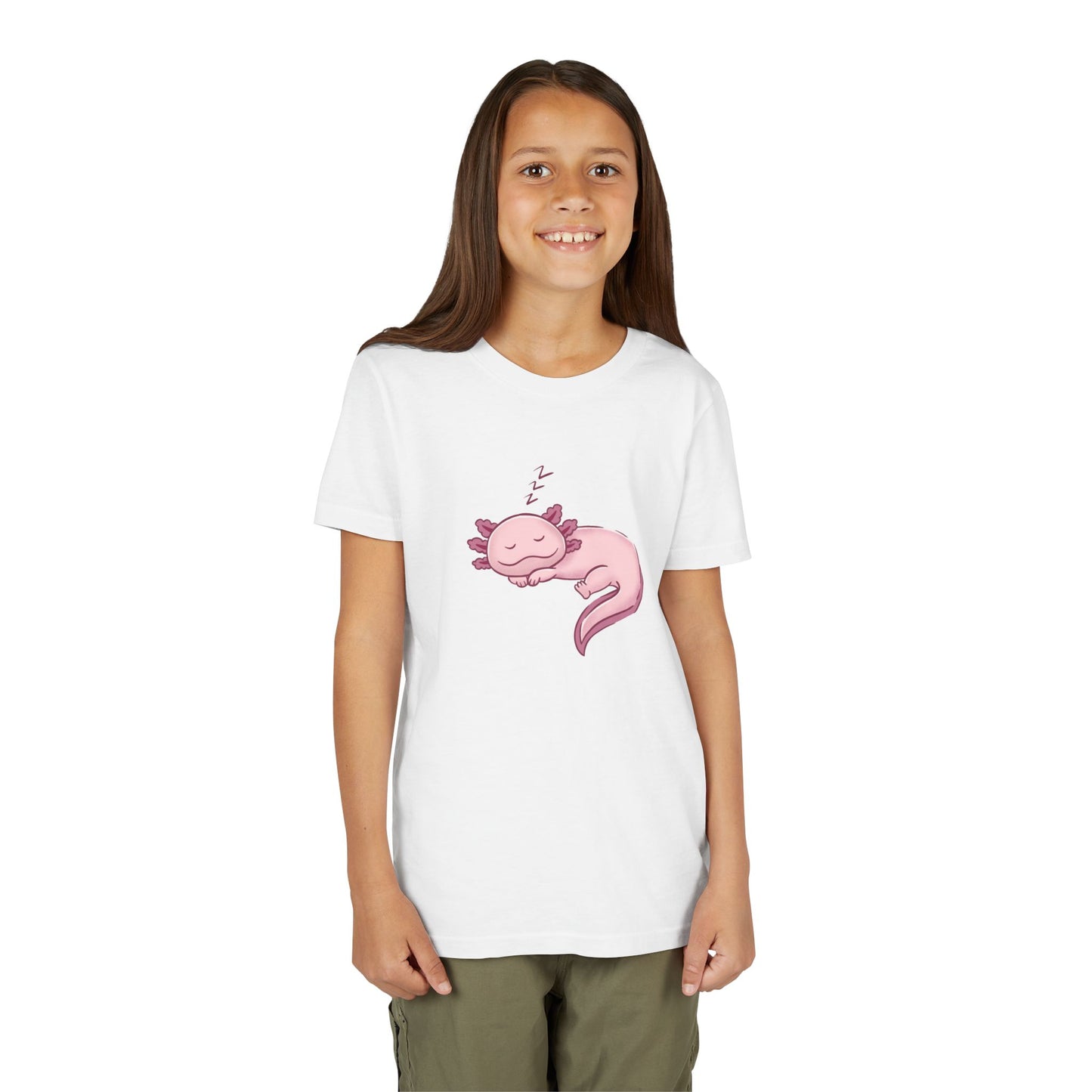 Axolotl Sleeping Youth Tee Shirt by Zoo Guide™