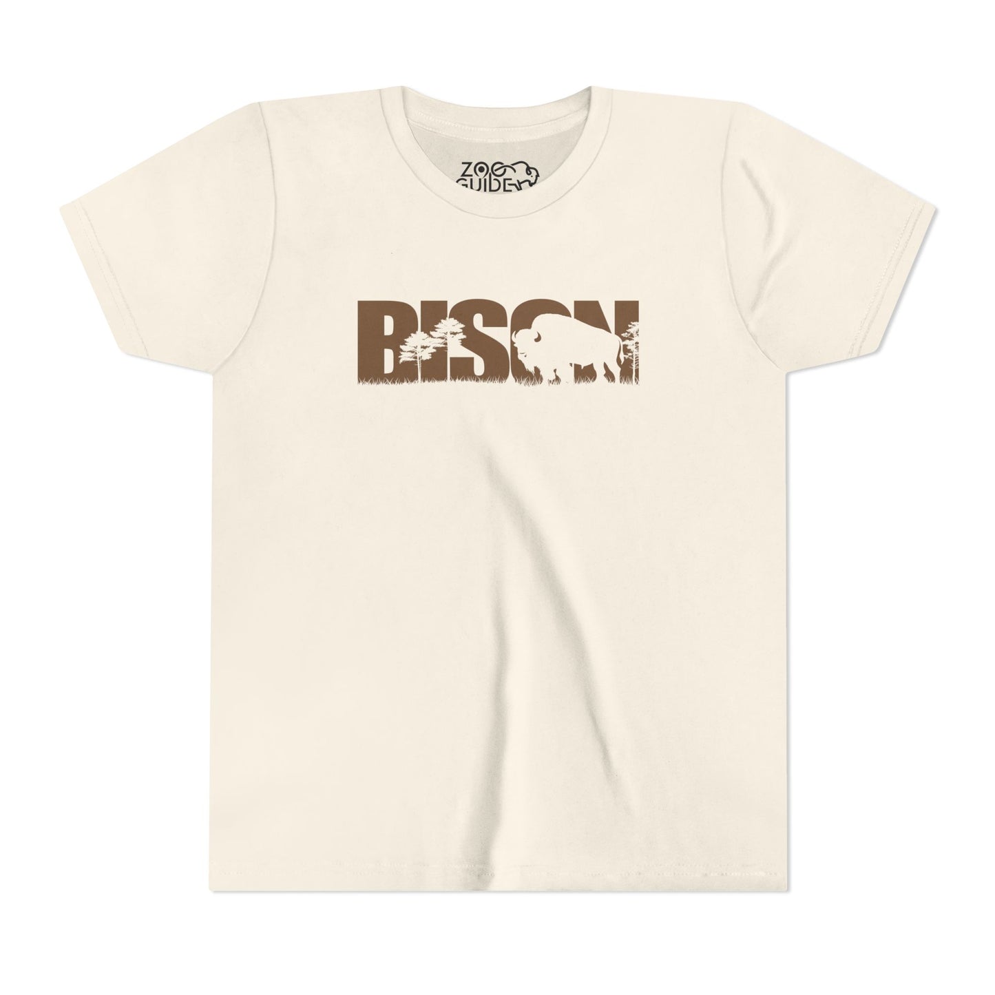 BISON Color Youth Tee Shirt by Zoo Guide™