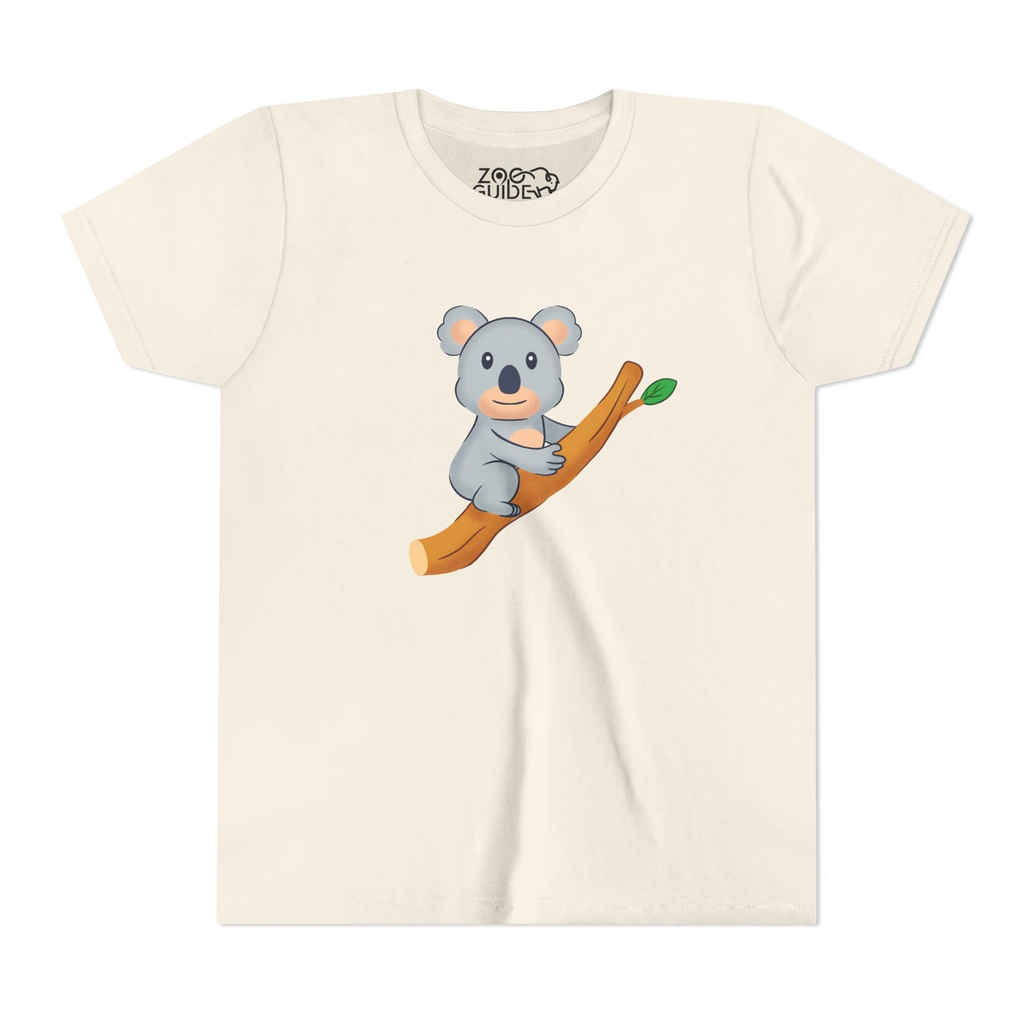 Koala on Branch Youth Tee Shirt by Zoo Guide™