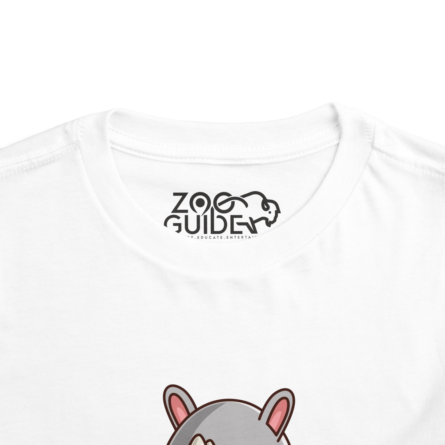Rhino Snakin' Kawaii Style Toddler Tee Shirt by Zoo Guide™
