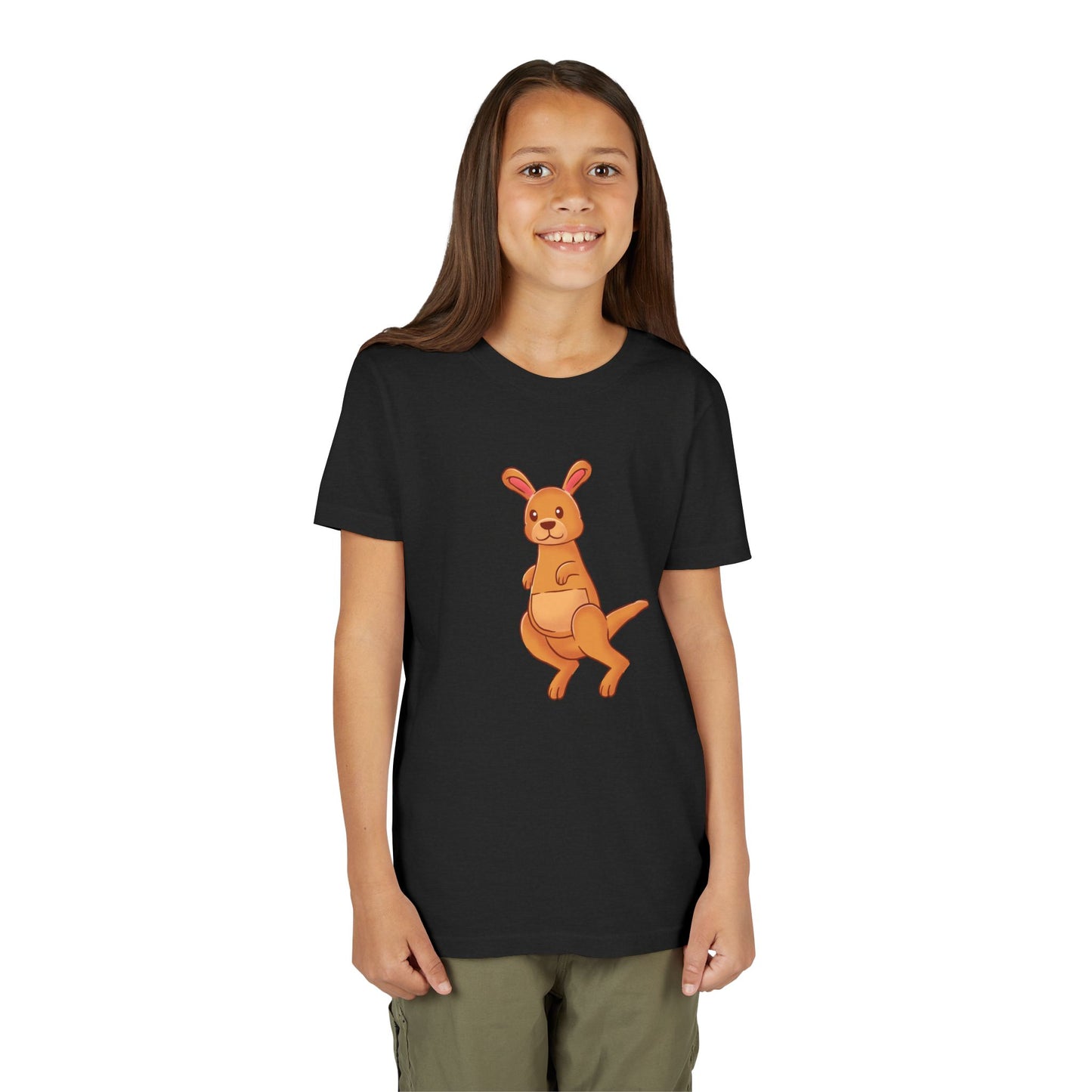 Red Kangaroo Youth Tee Shirt by Zoo Guide™