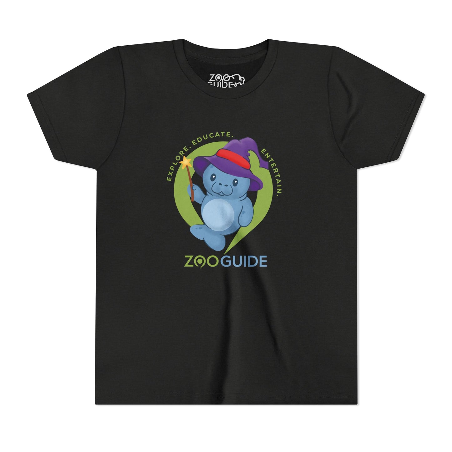 Magical Manatee in Zoo Guide™ Waypoint Icon Youth Tee Shirt by Zoo Guide™