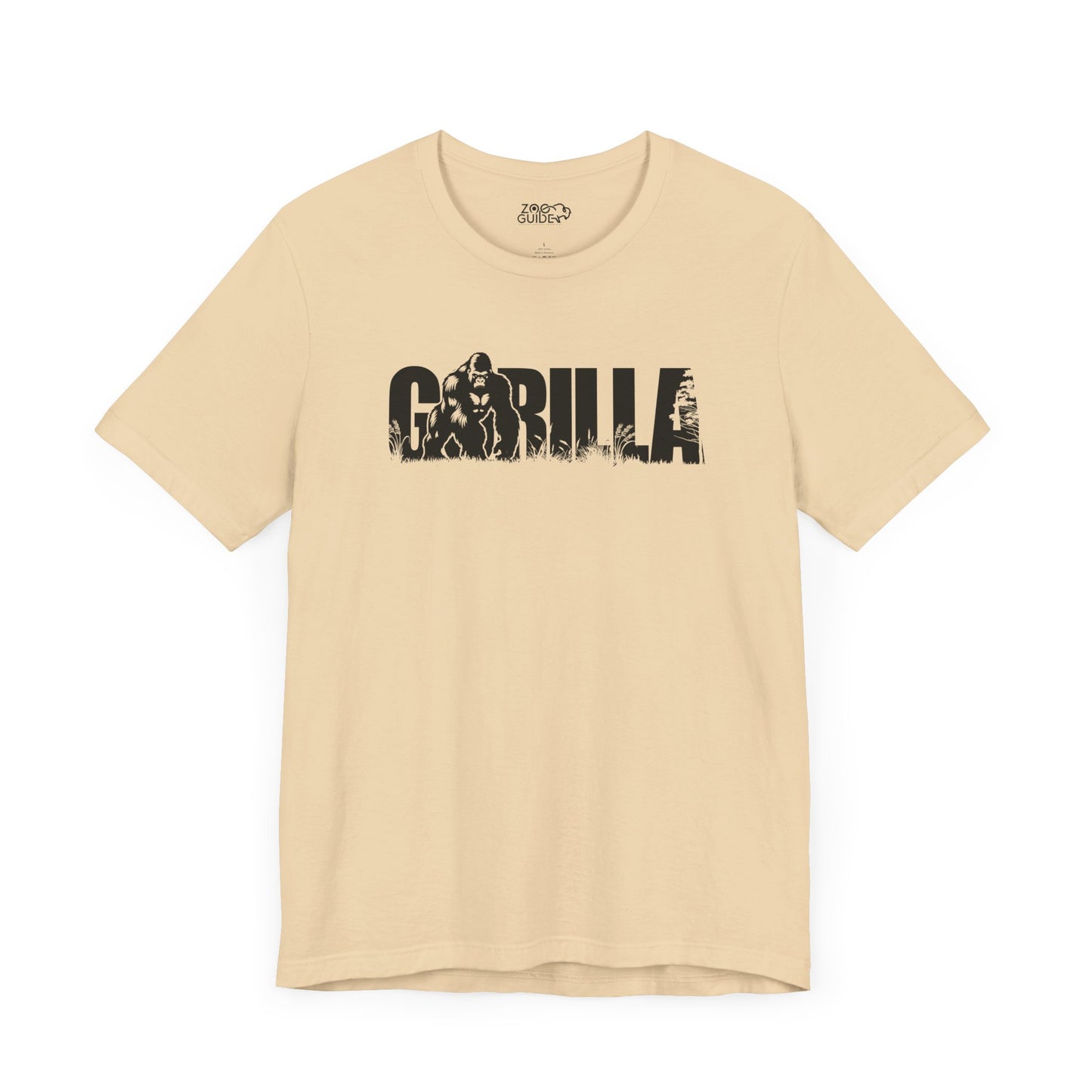 GORILLA Adult Unisex Tee Shirt by Zoo Guide™