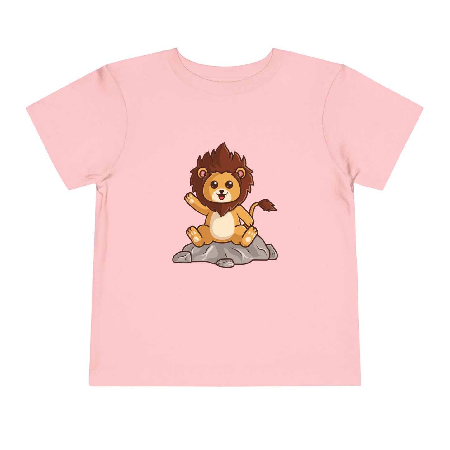 African Lion Kawaii Style Toddler Tee Shirt by Zoo Guide™