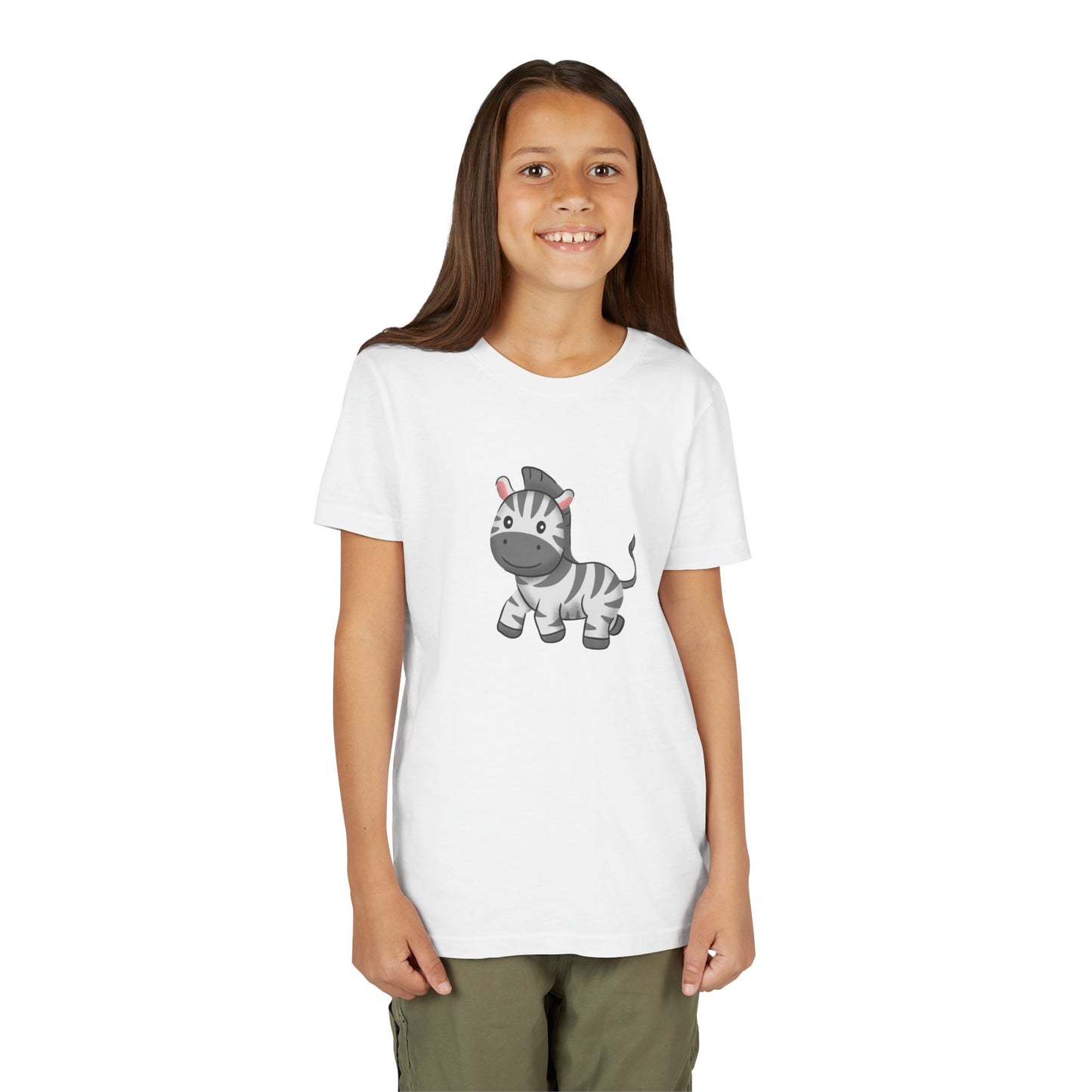 Zebra Youth Tee Shirt by Zoo Guide™