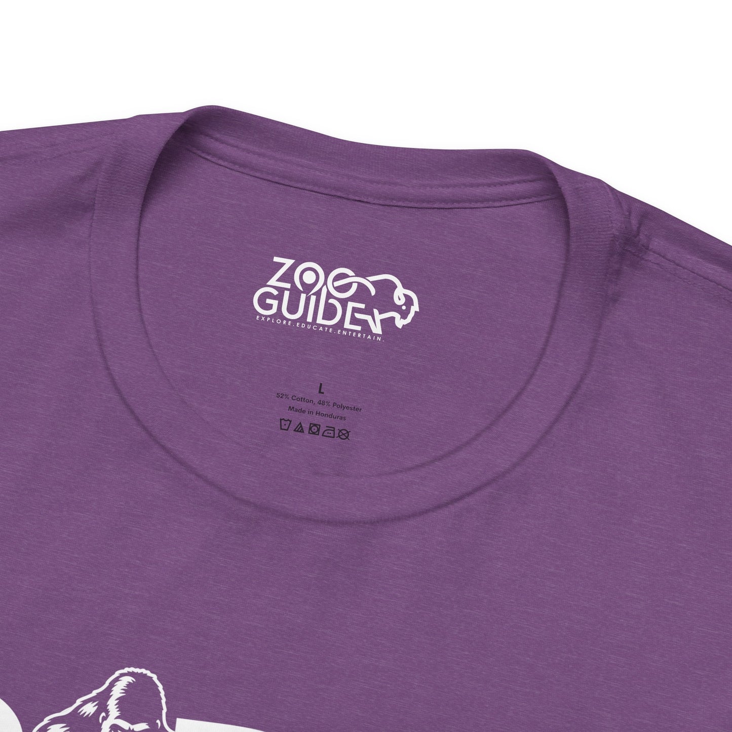 GORILLA Adult Unisex Tee Shirt by Zoo Guide™