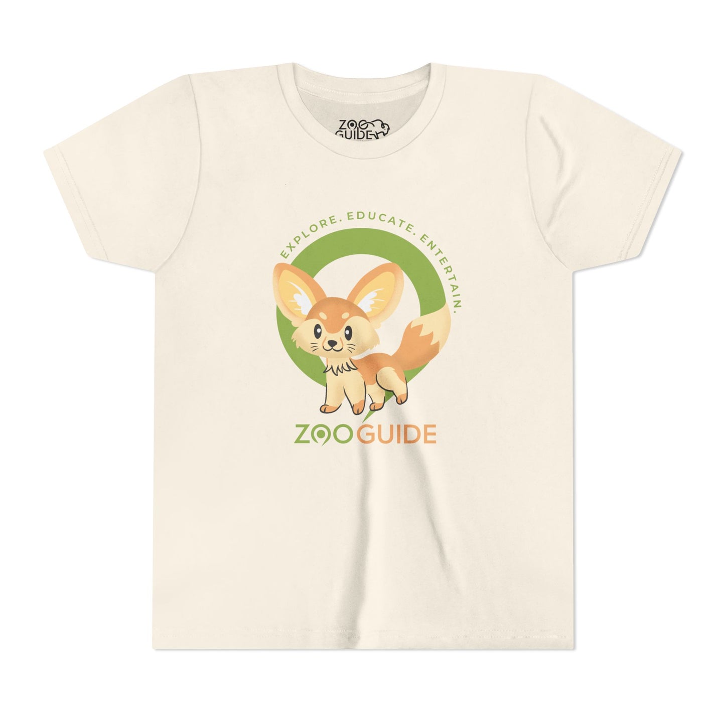 Fennec Fox in Zoo Guide™ Waypoint Icon Youth Tee Shirt by Zoo Guide™