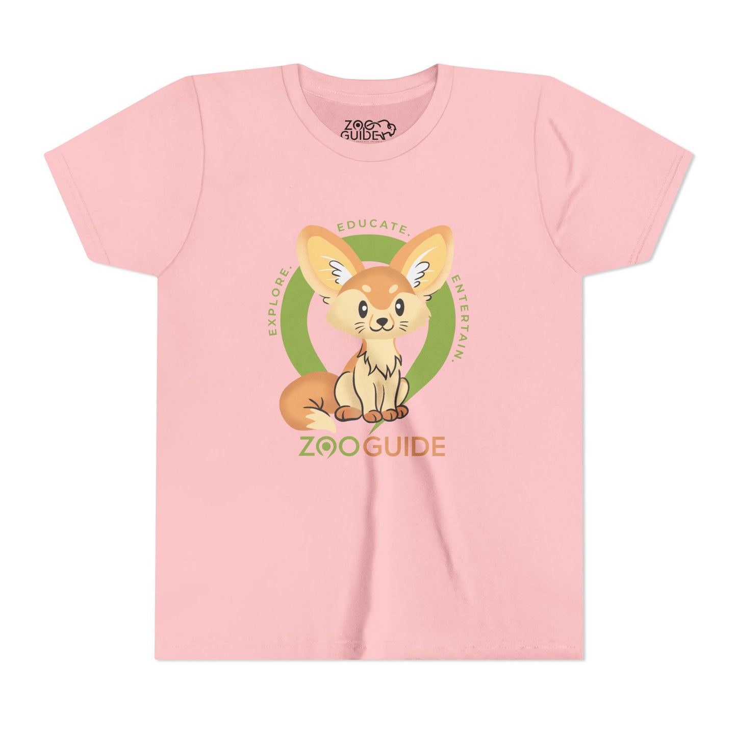 Fennec Fox in Zoo Guide™ Waypoint Icon Youth Tee Shirt by Zoo Guide™