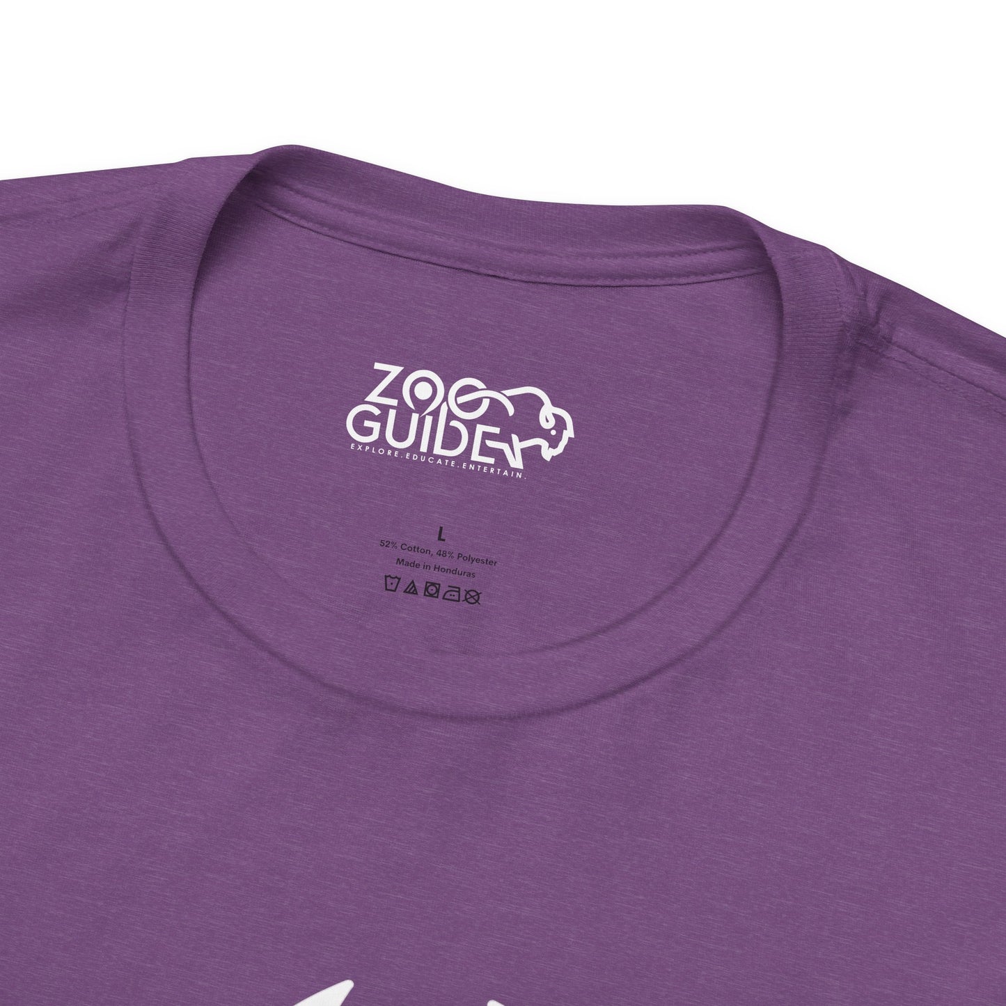 African Lion Print Adult Unisex Tee Shirt by Zoo Guide™
