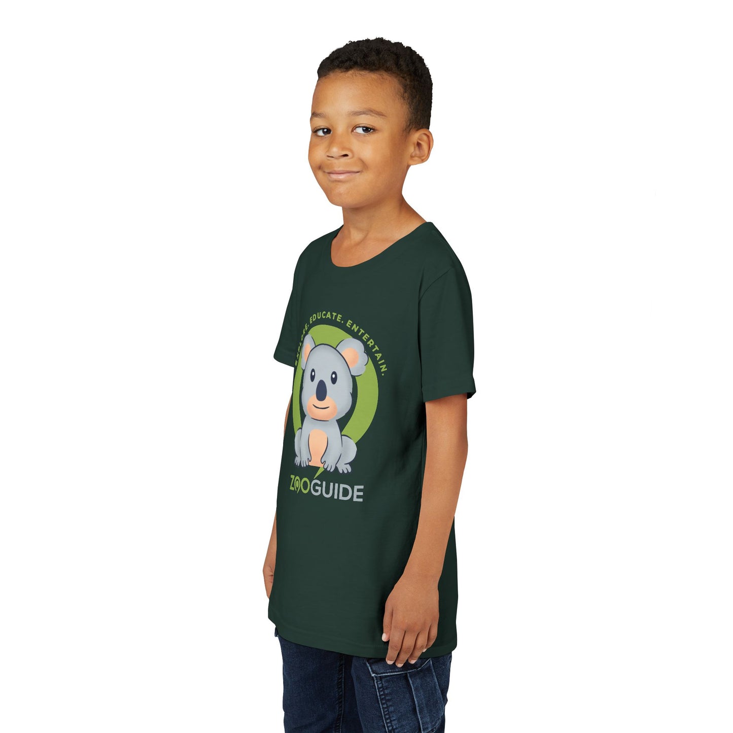 Koala in Zoo Guide™ Waypoint Icon Youth Tee Shirt by Zoo Guide™