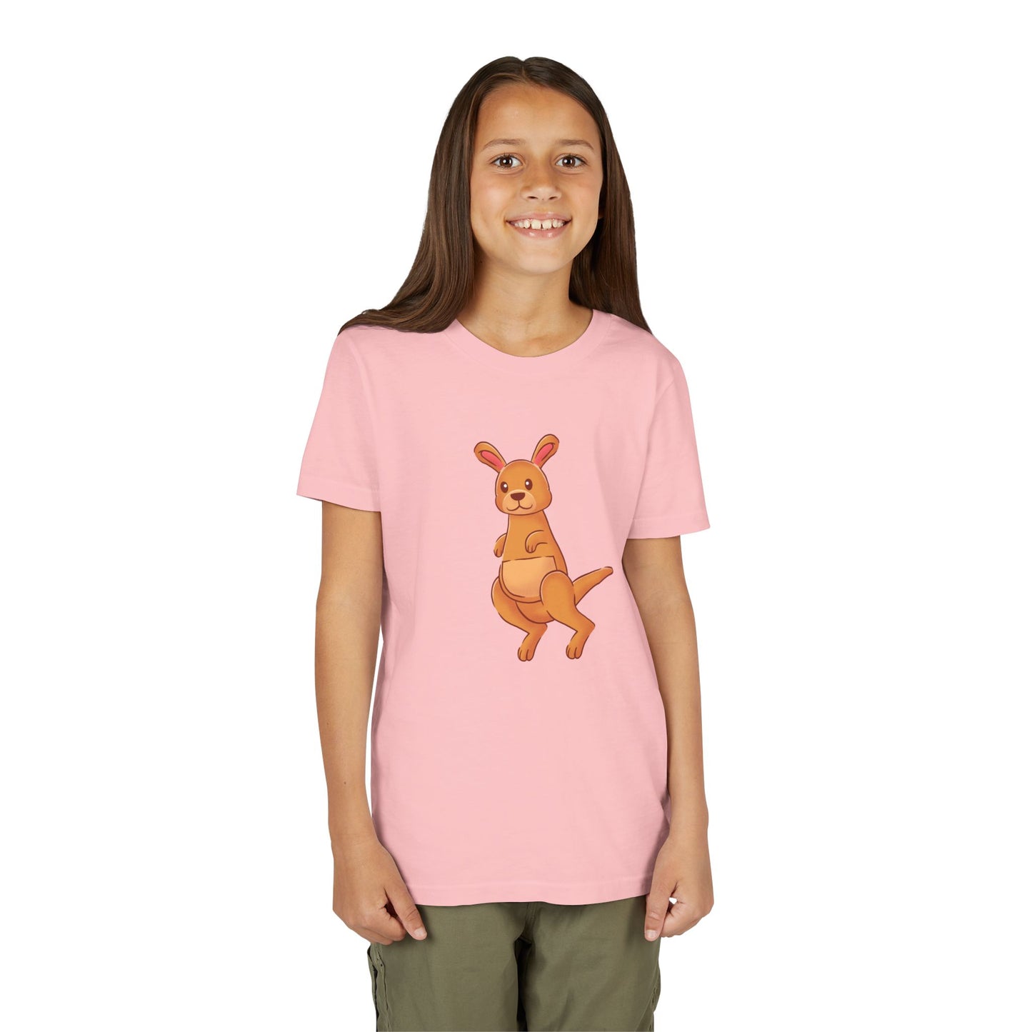 Red Kangaroo Youth Tee Shirt by Zoo Guide™