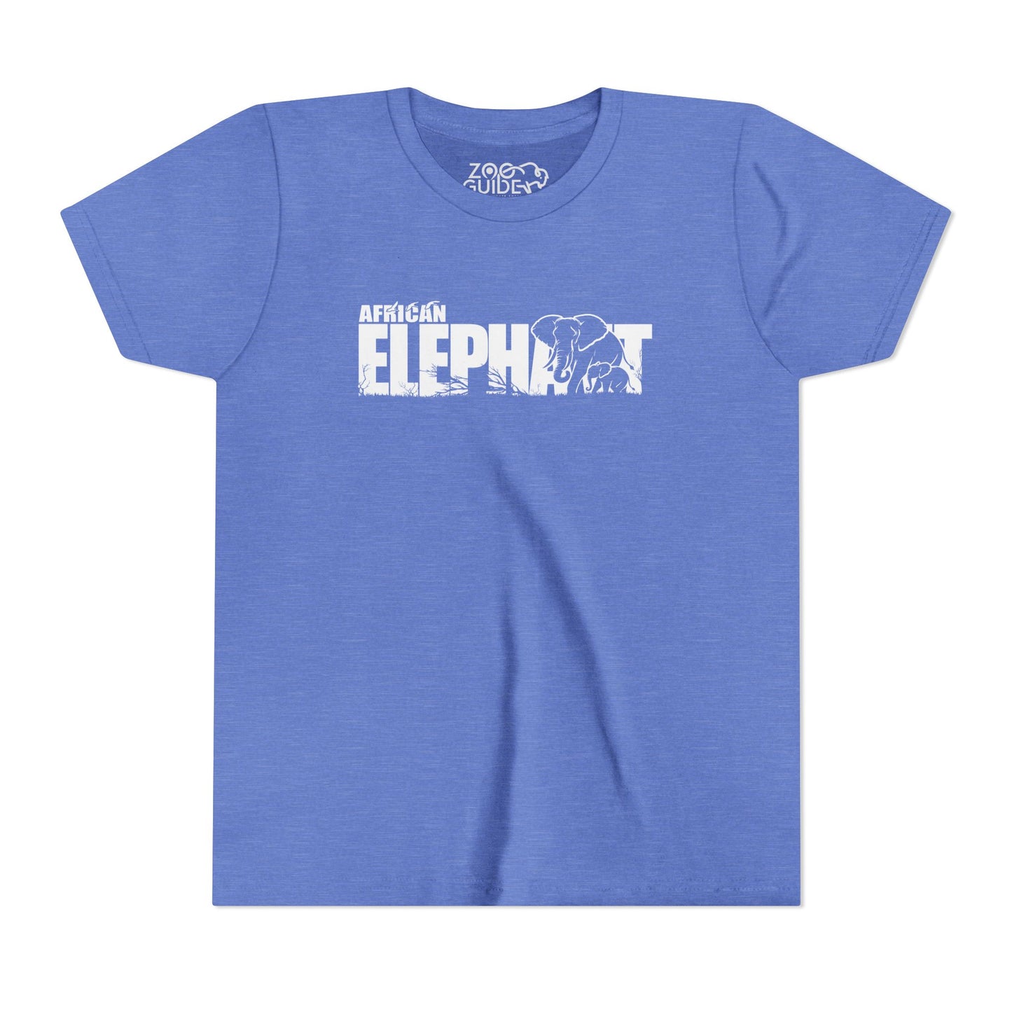 AFRICAN ELEPHANT Youth Tee Shirt by Zoo Guide™