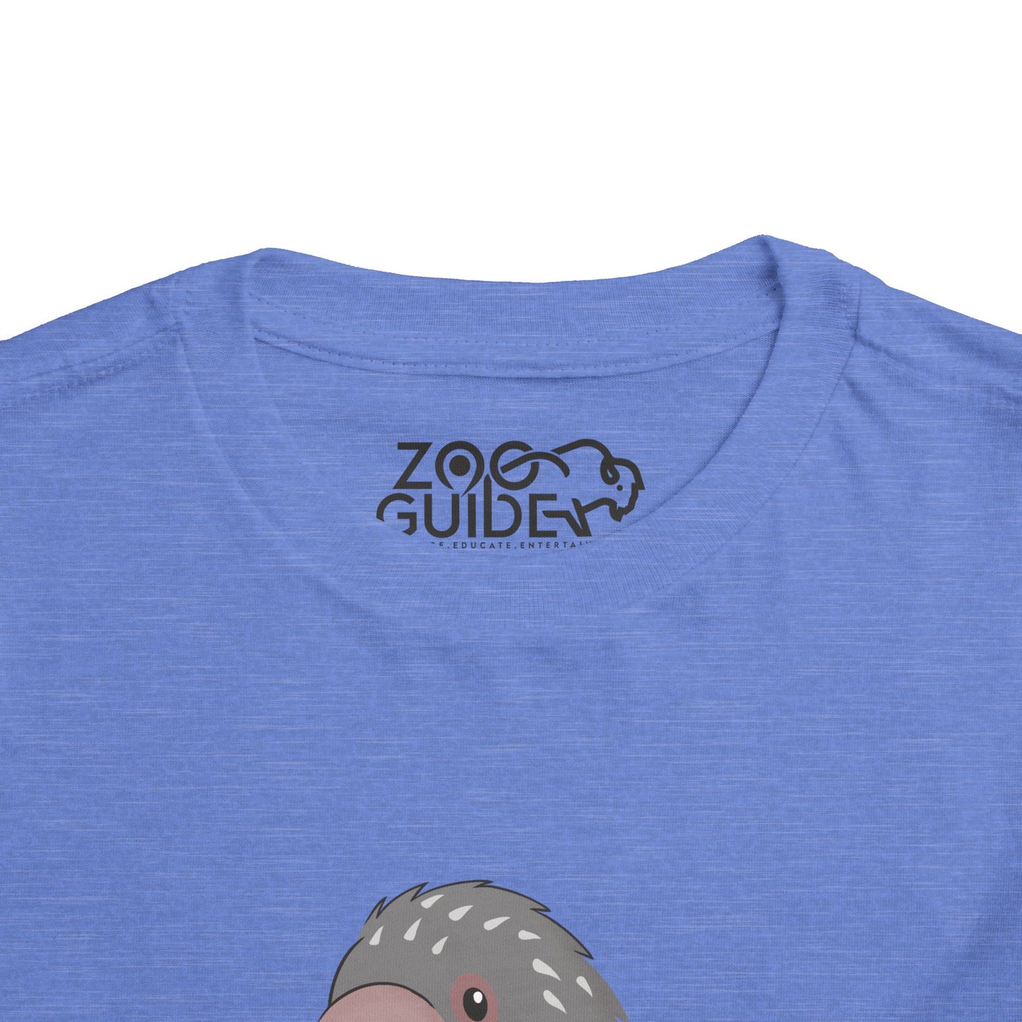 Brazilian Porcupine Kawaii Style Toddler Tee Shirt by Zoo Guide™