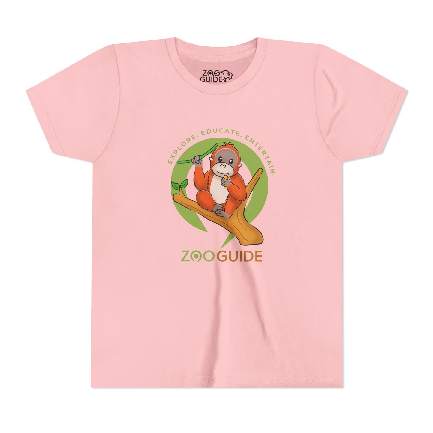 Orangutan in Zoo Guide™ Waypoint Icon Youth Tee Shirt by Zoo Guide™