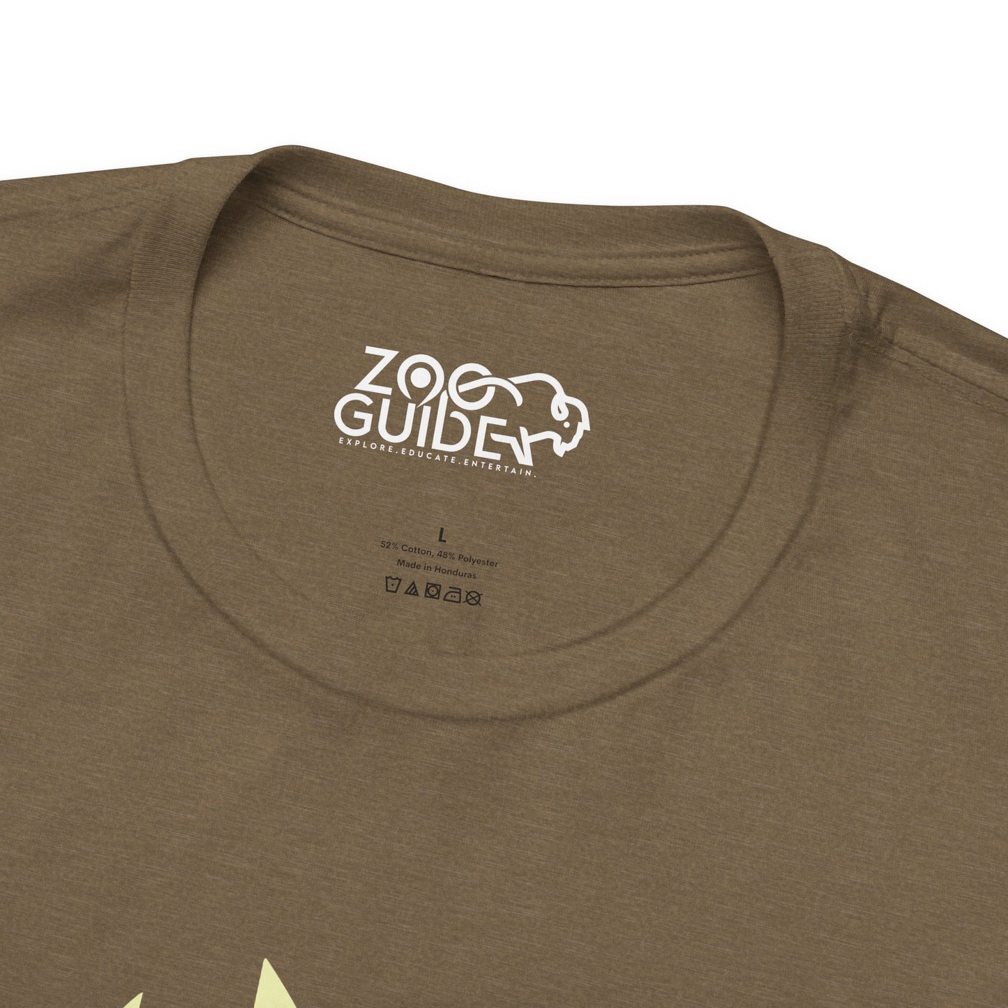 Bear Print Adult Unisex Tee Shirt by Zoo Guide™
