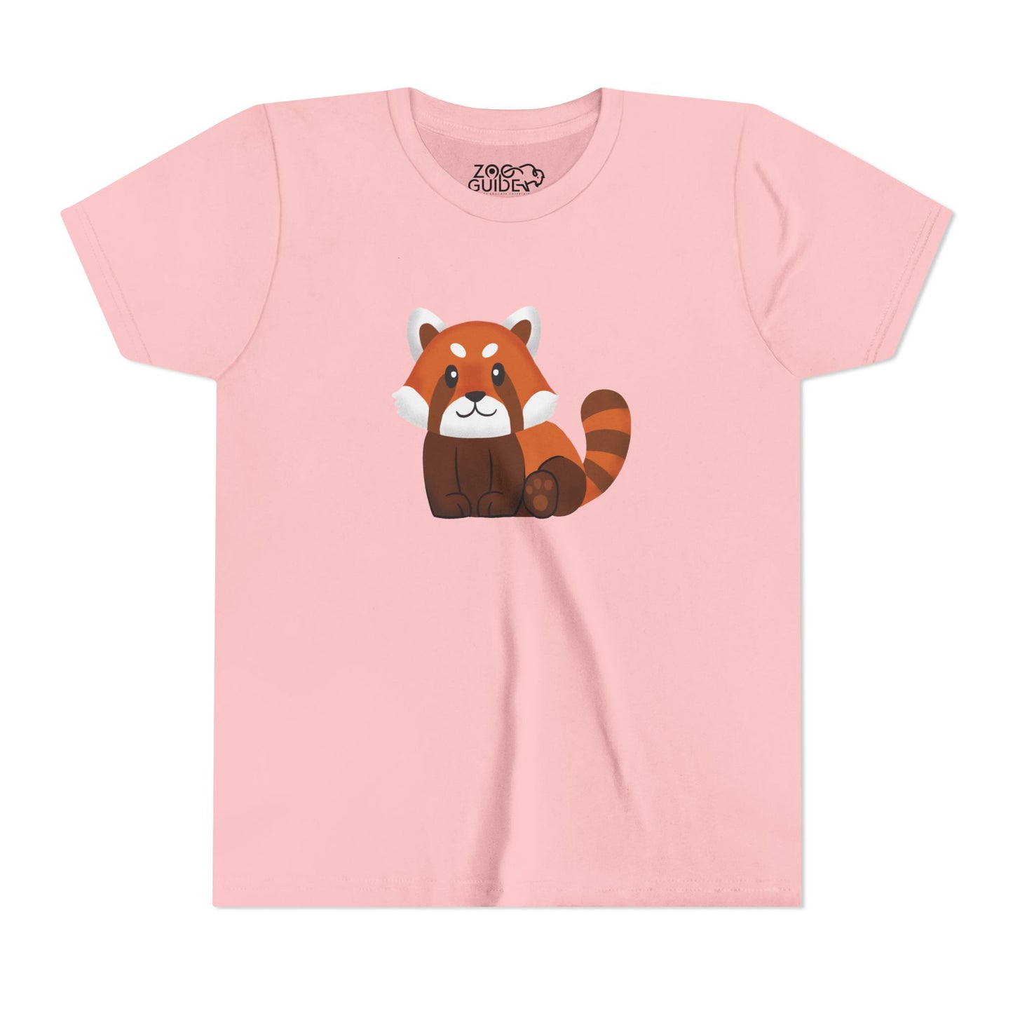 Red Panda Sitting Youth Tee Shirt by Zoo Guide™