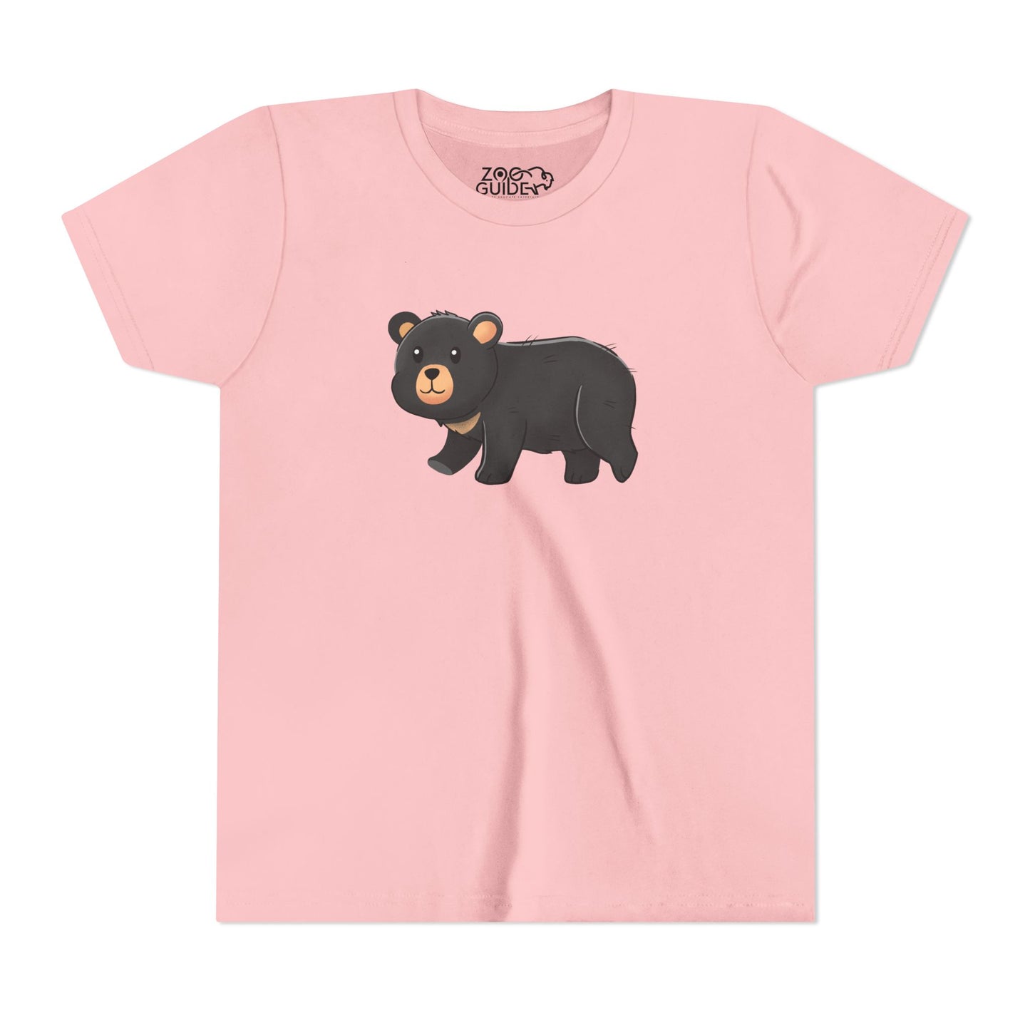 American Black Bear Youth Tee Shirt by Zoo Guide™