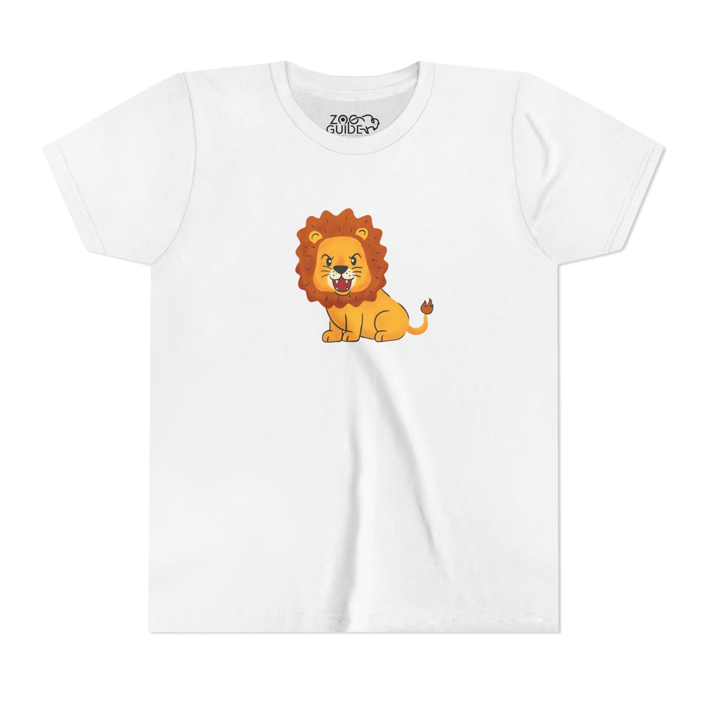 Lion Roaring Youth Tee Shirt by Zoo Guide™