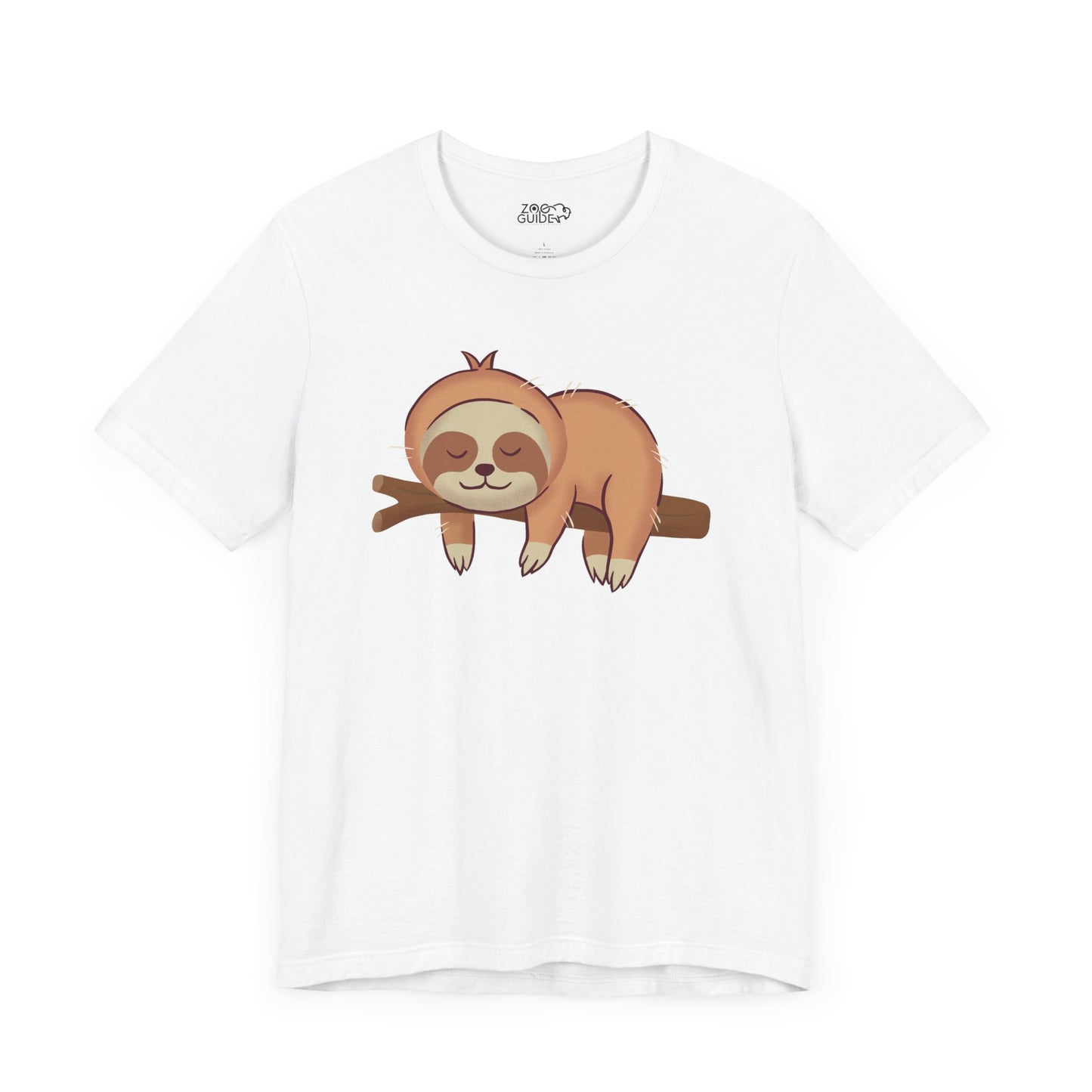 Sloth Sleepin' Adult Unisex Tee Shirt by Zoo Guide™