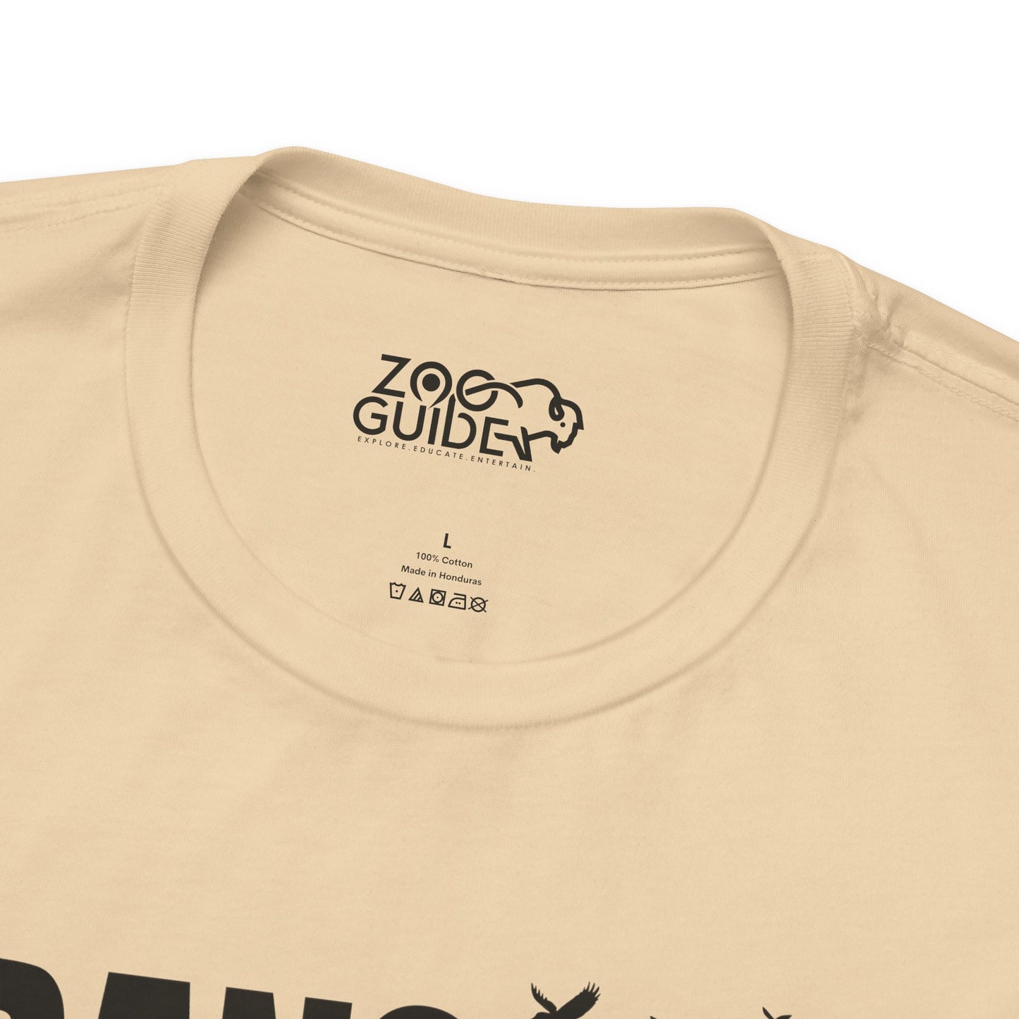 ORANGUTAN Adult Unisex Tee Shirt by Zoo Guide™