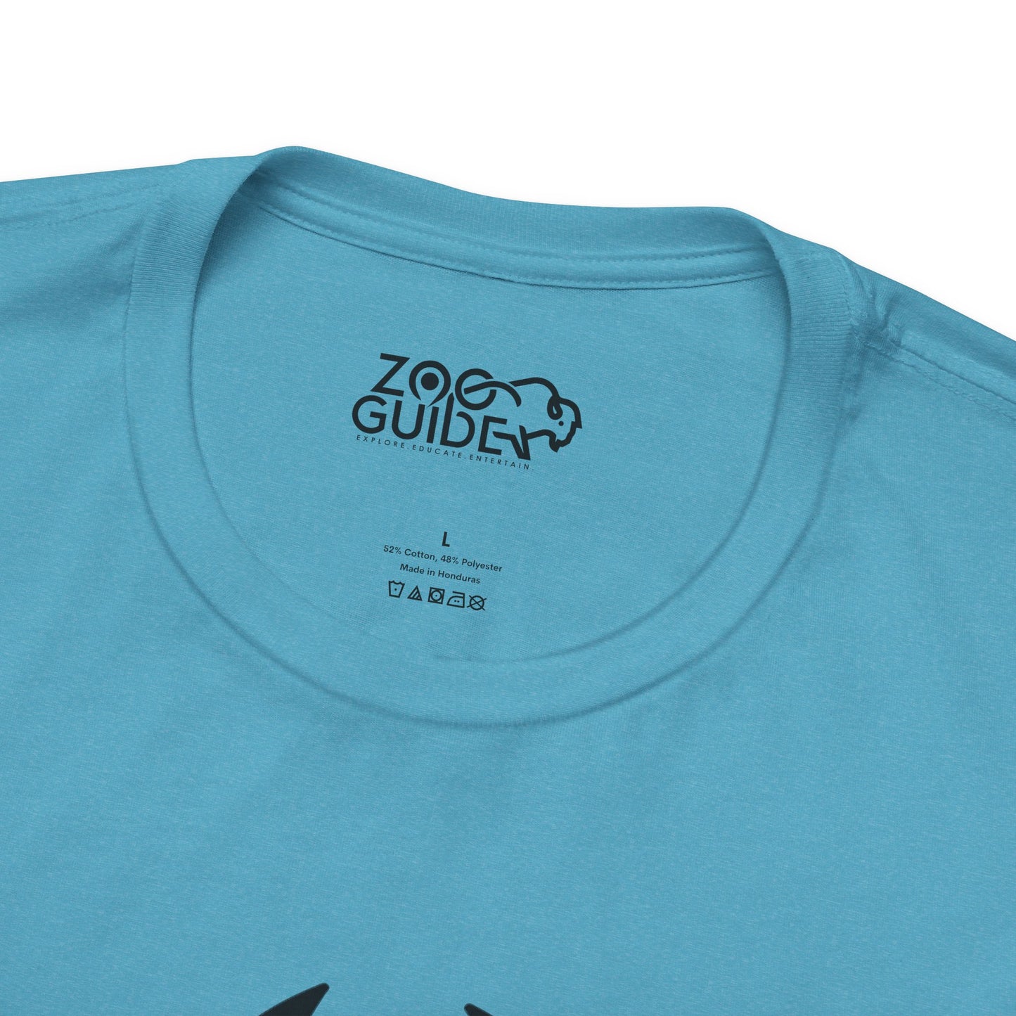 African Lion Print Adult Unisex Tee Shirt by Zoo Guide™