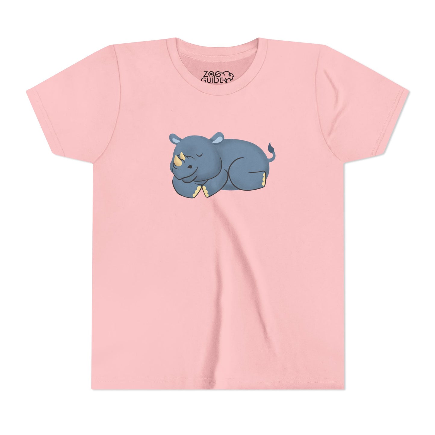 Rhino Nap Time Youth Tee Shirt by Zoo Guide™
