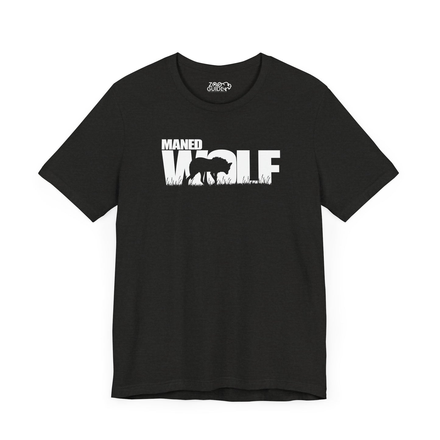 MANED WOLF Adult Unisex Tee Shirt by Zoo Guide™