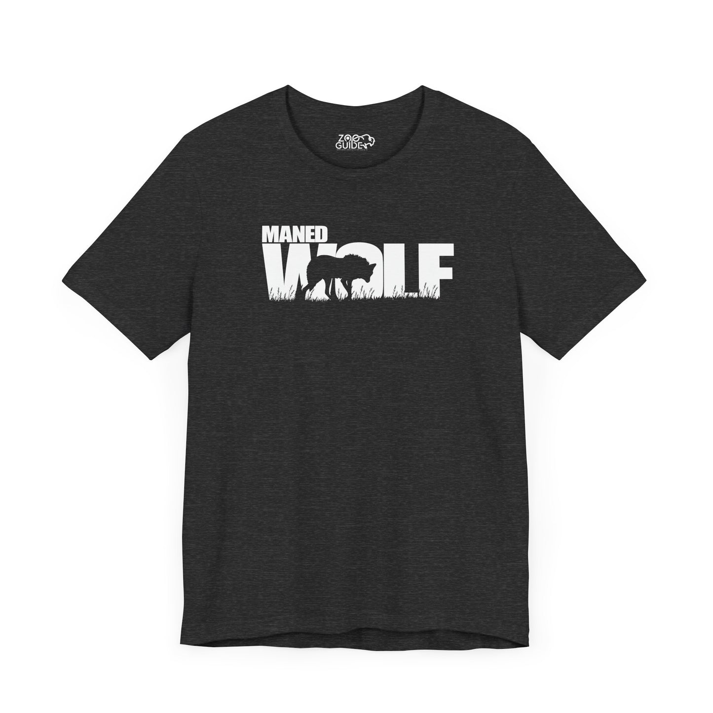 MANED WOLF Adult Unisex Tee Shirt by Zoo Guide™