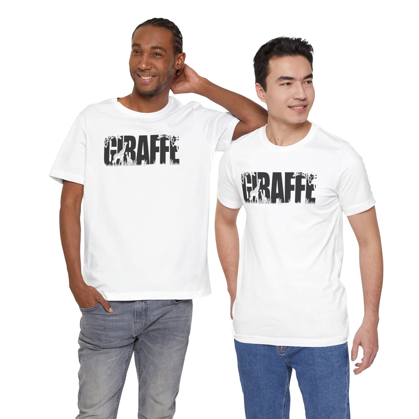 GIRAFFE Adult Unisex Tee Shirt by Zoo Guide™