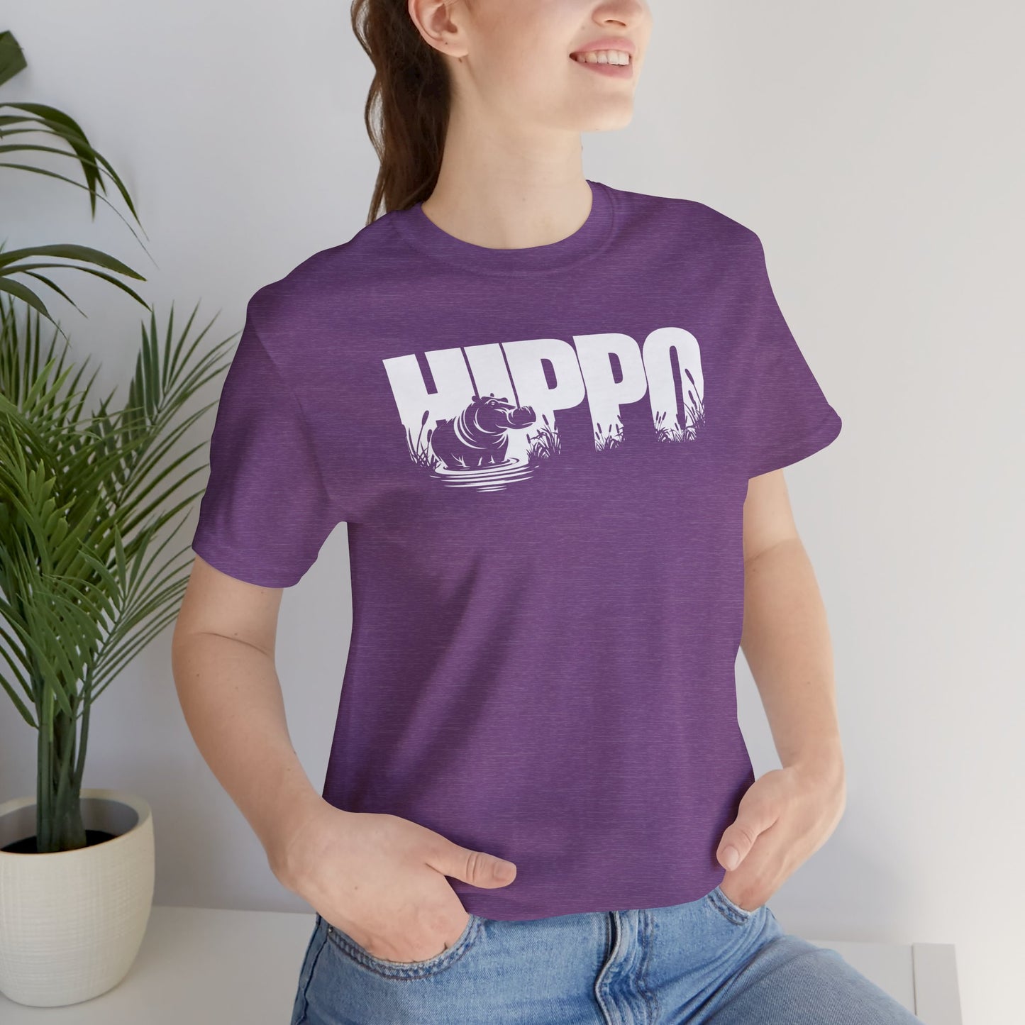 HIPPO Adult Unisex Tee Shirt by Zoo Guide™