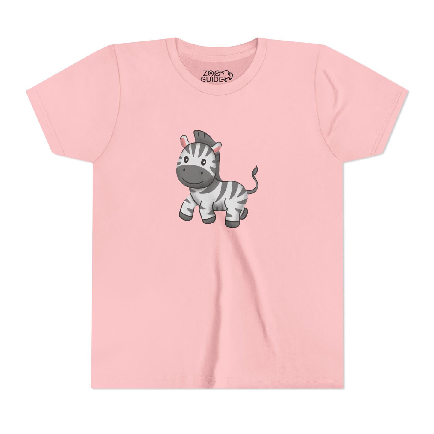 Zebra Youth Tee Shirt by Zoo Guide™