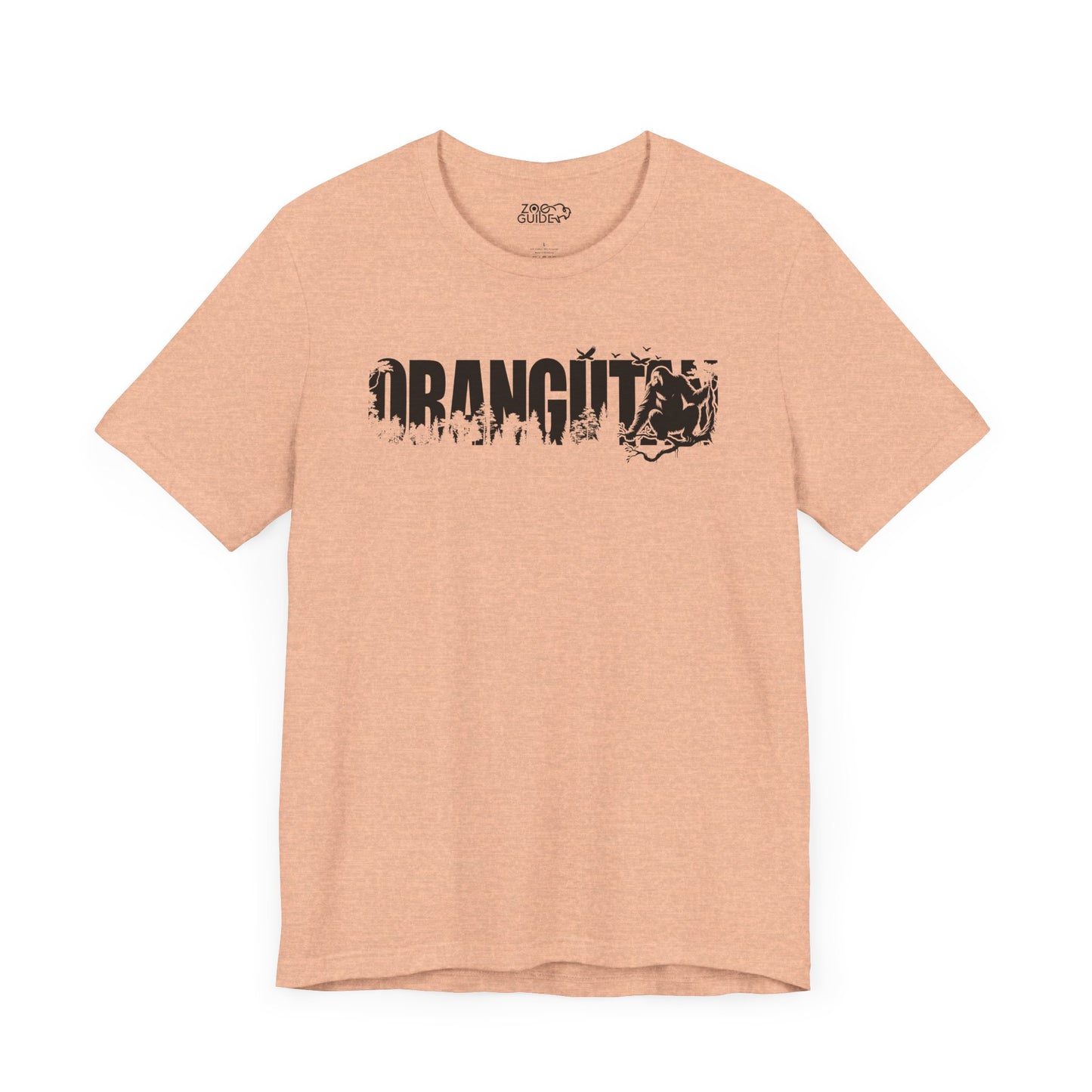 ORANGUTAN Adult Unisex Tee Shirt by Zoo Guide™