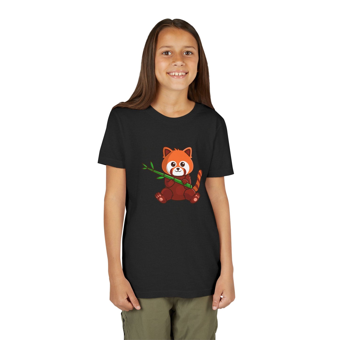 Red Panda Kawaii Style Youth Tee Shirt by Zoo Guide™