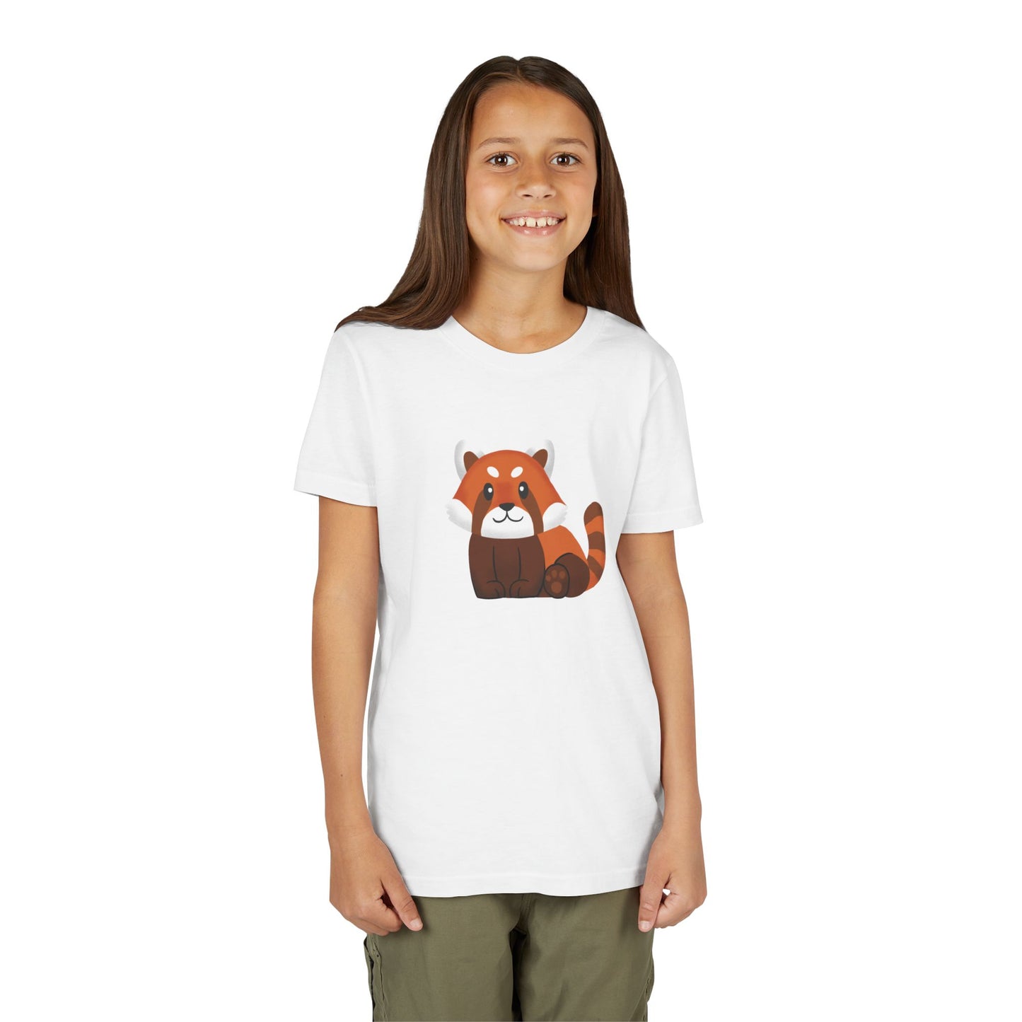 Red Panda Sitting Youth Tee Shirt by Zoo Guide™