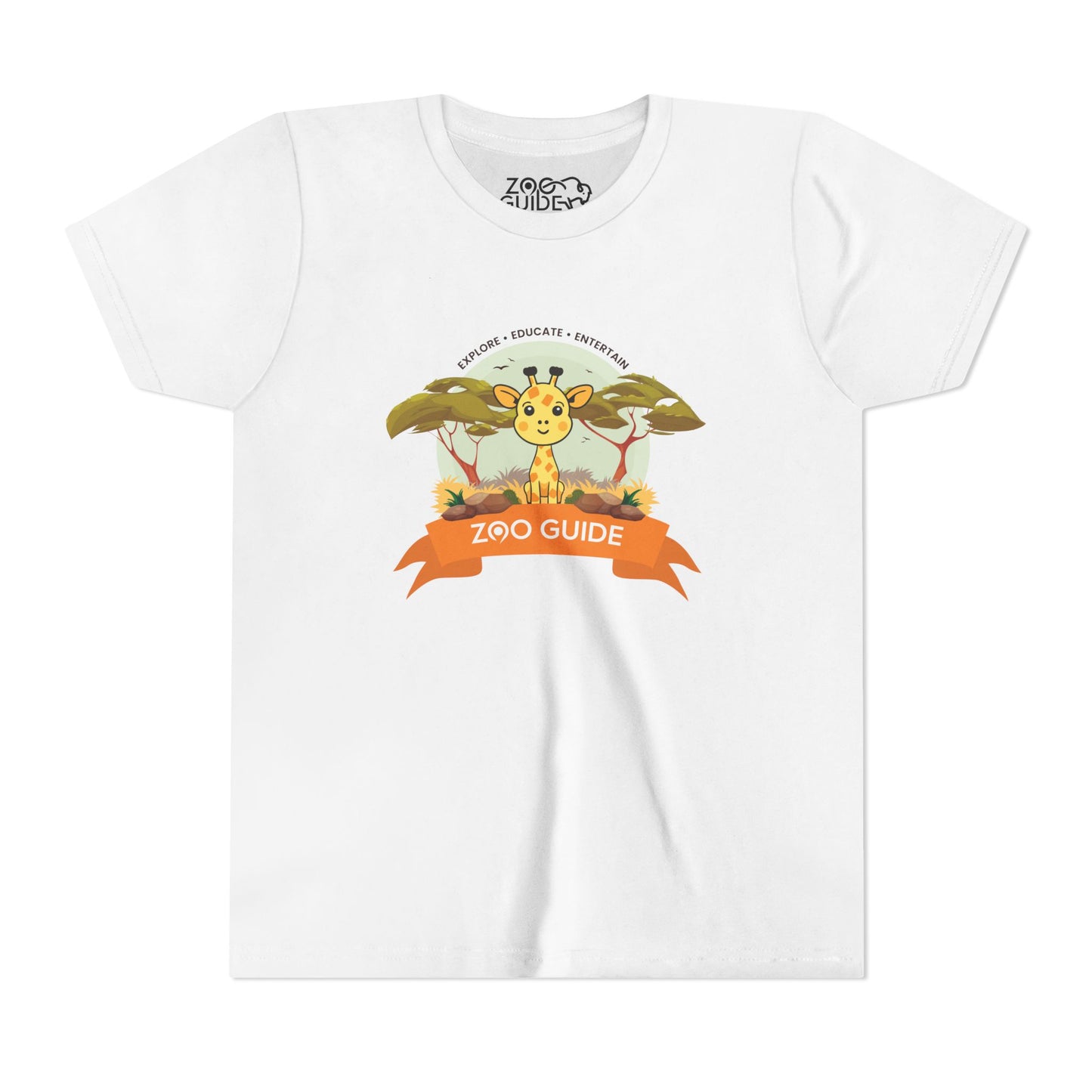 Giraffe Youth Short Sleeve Tee by Zoo Guide™