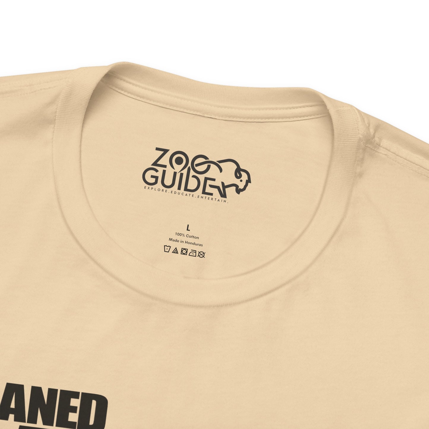 MANED WOLF Adult Unisex Tee Shirt by Zoo Guide™