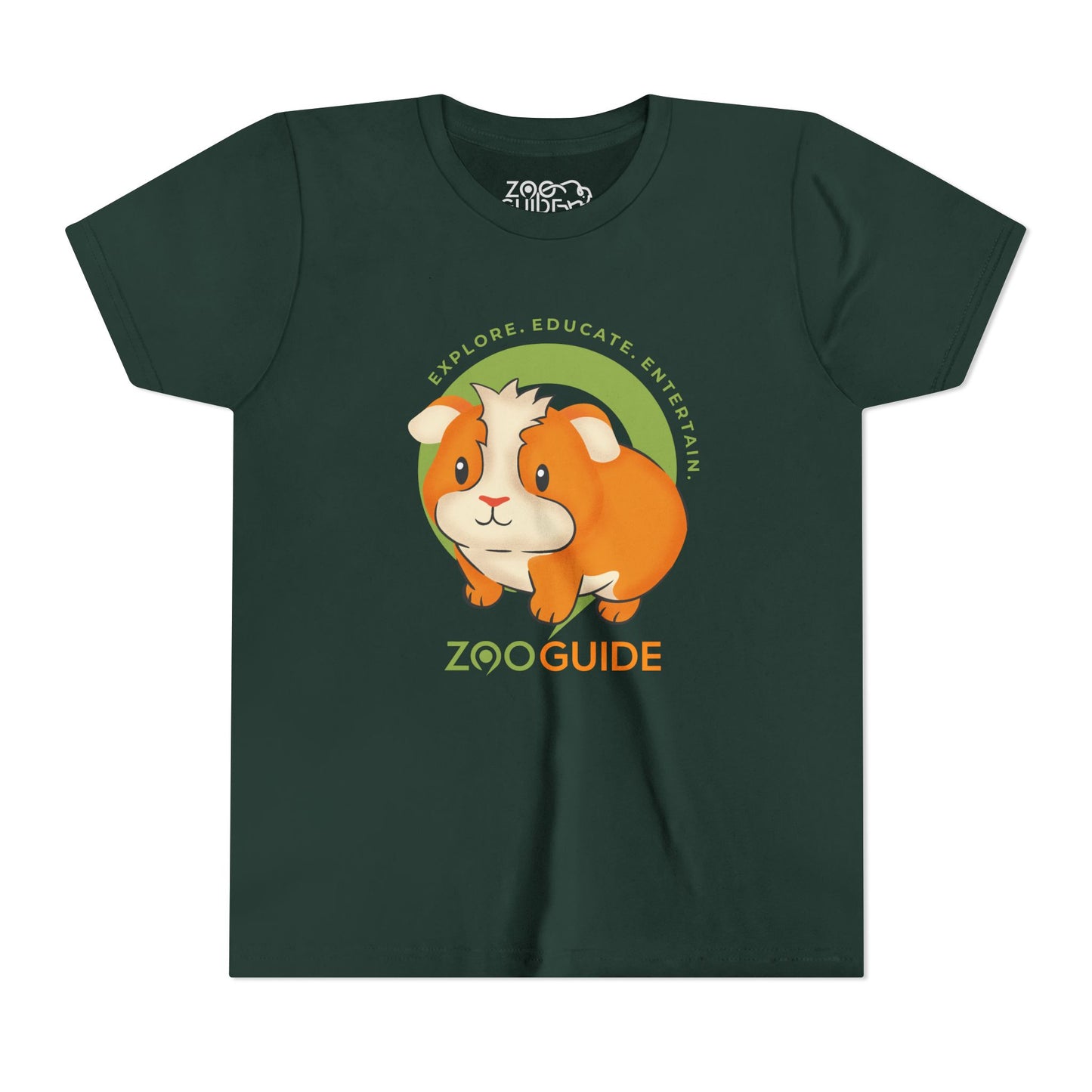 Guinea Pig in Zoo Guide™ Waypoint Icon Youth Tee Shirt by Zoo Guide™