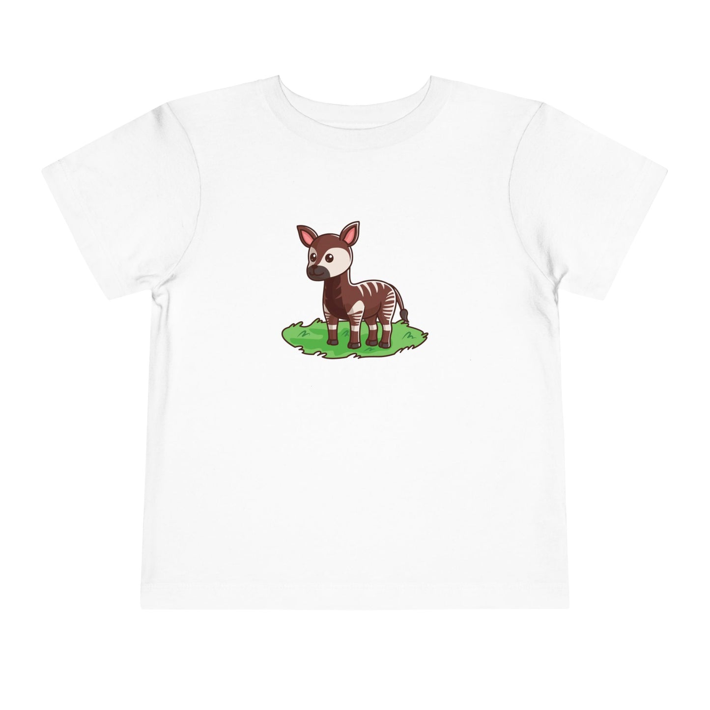 Okapi Kawaii Style Toddler Tee Shirt by Zoo Guide™