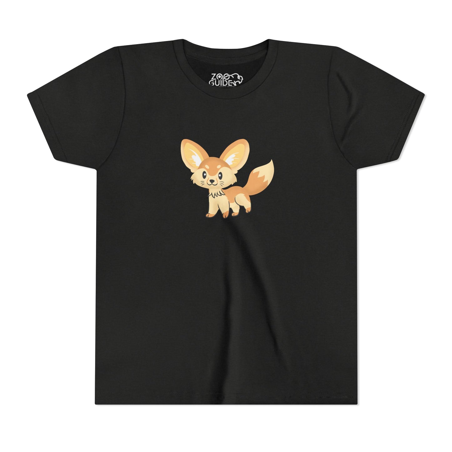 Fennec Fox Prancing Youth Tee Shirt by Zoo Guide™