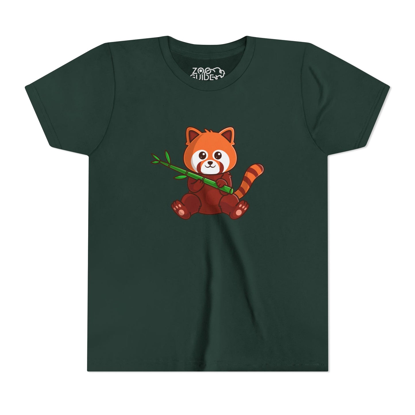 Red Panda Kawaii Style Youth Tee Shirt by Zoo Guide™