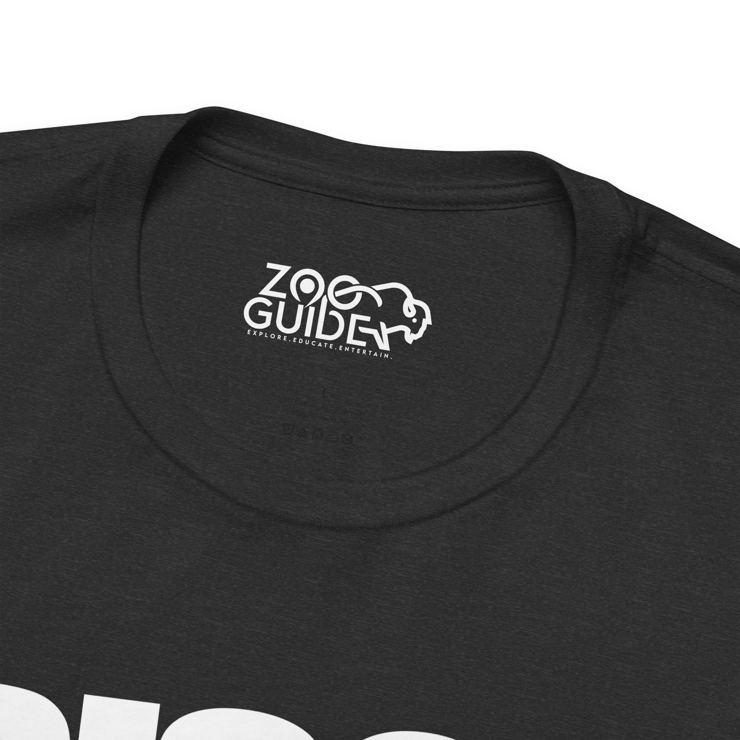 BISON Adult Unisex Tee Shirt by Zoo Guide™
