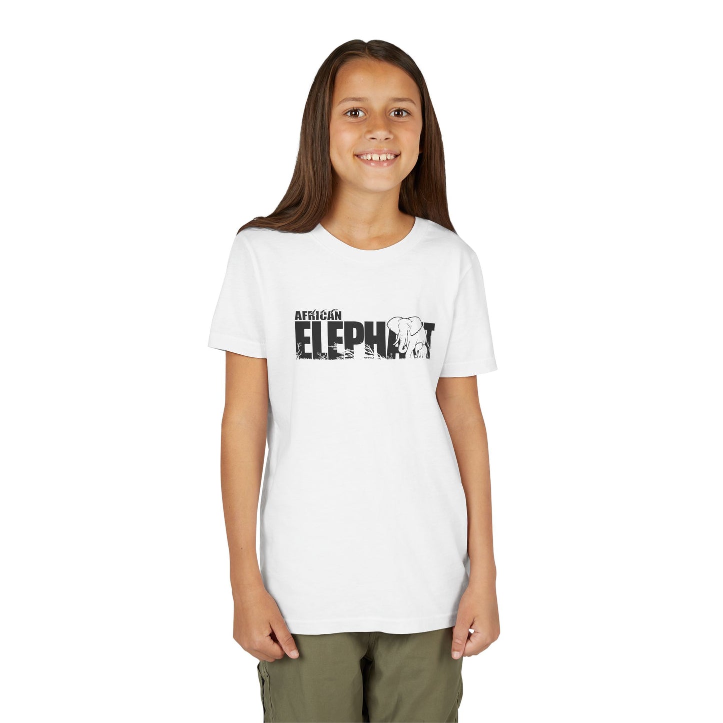 AFRICAN ELEPHANT Youth Tee Shirt by Zoo Guide™