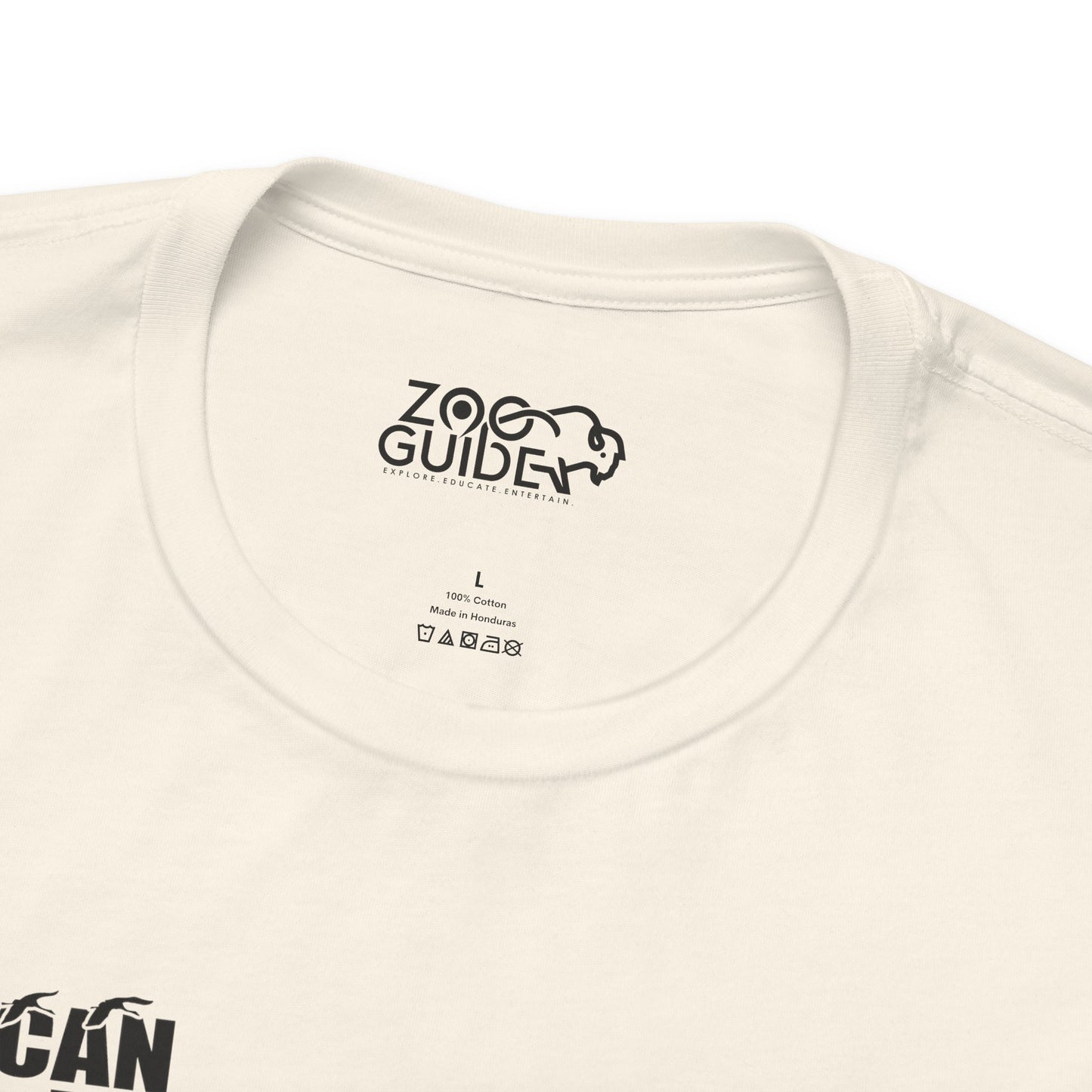 AFRICAN ELEPHANT Adult Unisex Tee Shirt by Zoo Guide™