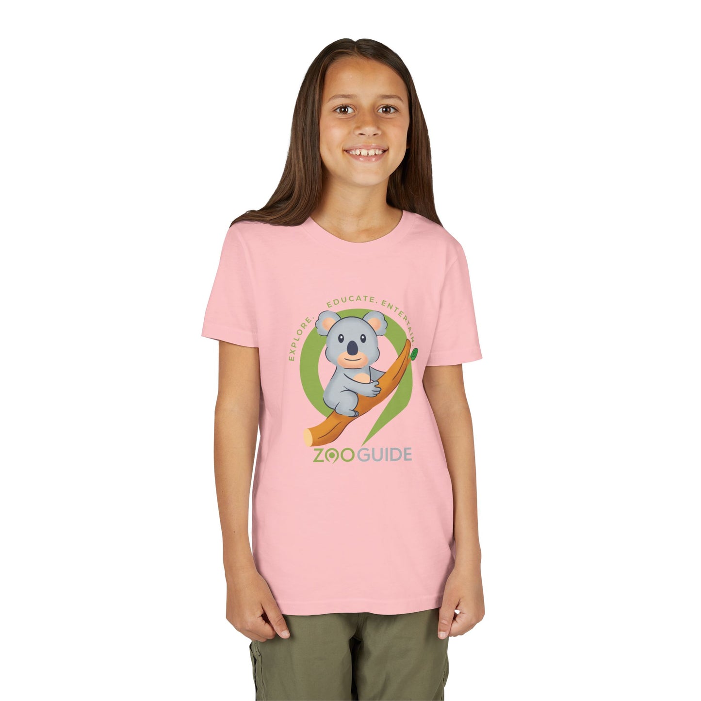 Koala on Branch in Zoo Guide™ Waypoint Icon Youth Tee Shirt by Zoo Guide™