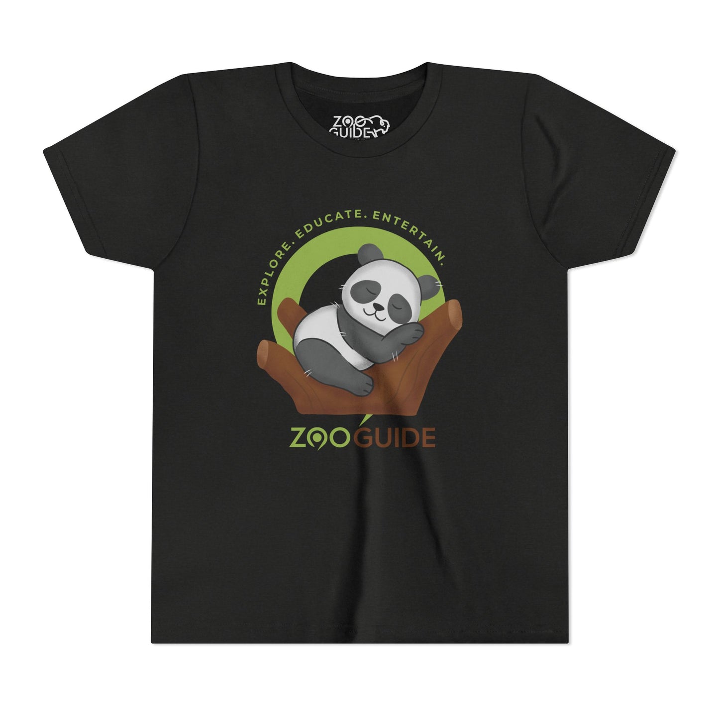Sleeping Giant Panda in Zoo Guide™ Waypoint Icon Youth Tee Shirt by Zoo Guide™